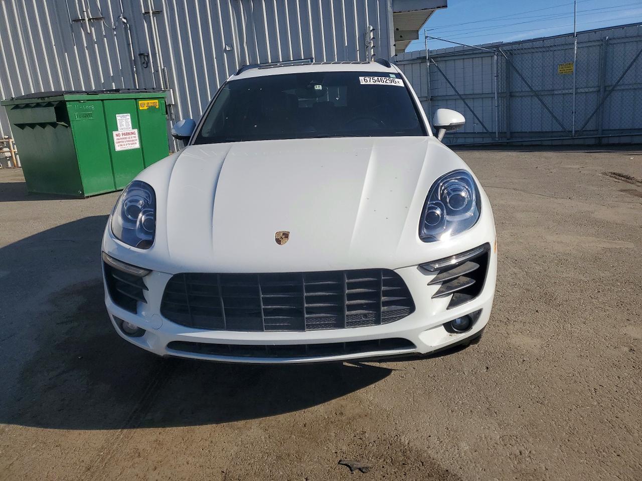 2017 Porsche Macan S White vin: WP1AB2A54HLB11311