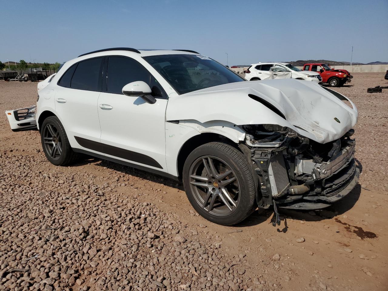 2020 Porsche Macan S White vin: WP1AB2A54LLB35245