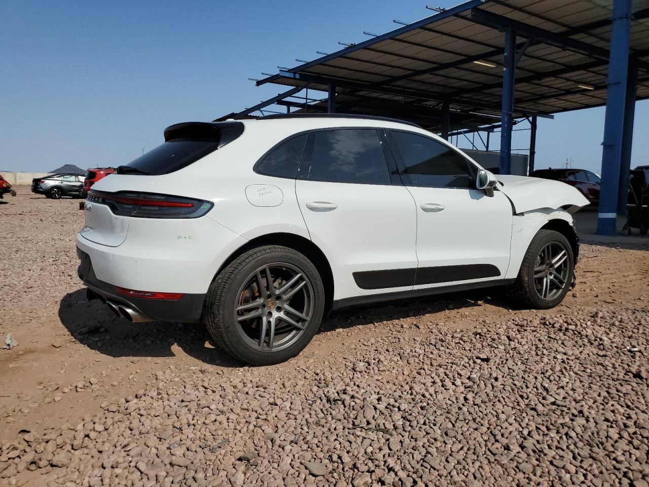 2020 Porsche Macan S White vin: WP1AB2A54LLB35245