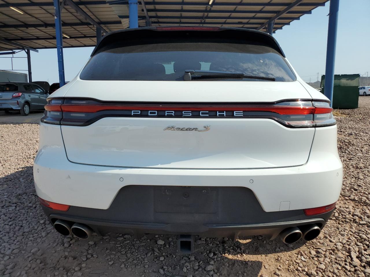2020 Porsche Macan S White vin: WP1AB2A54LLB35245