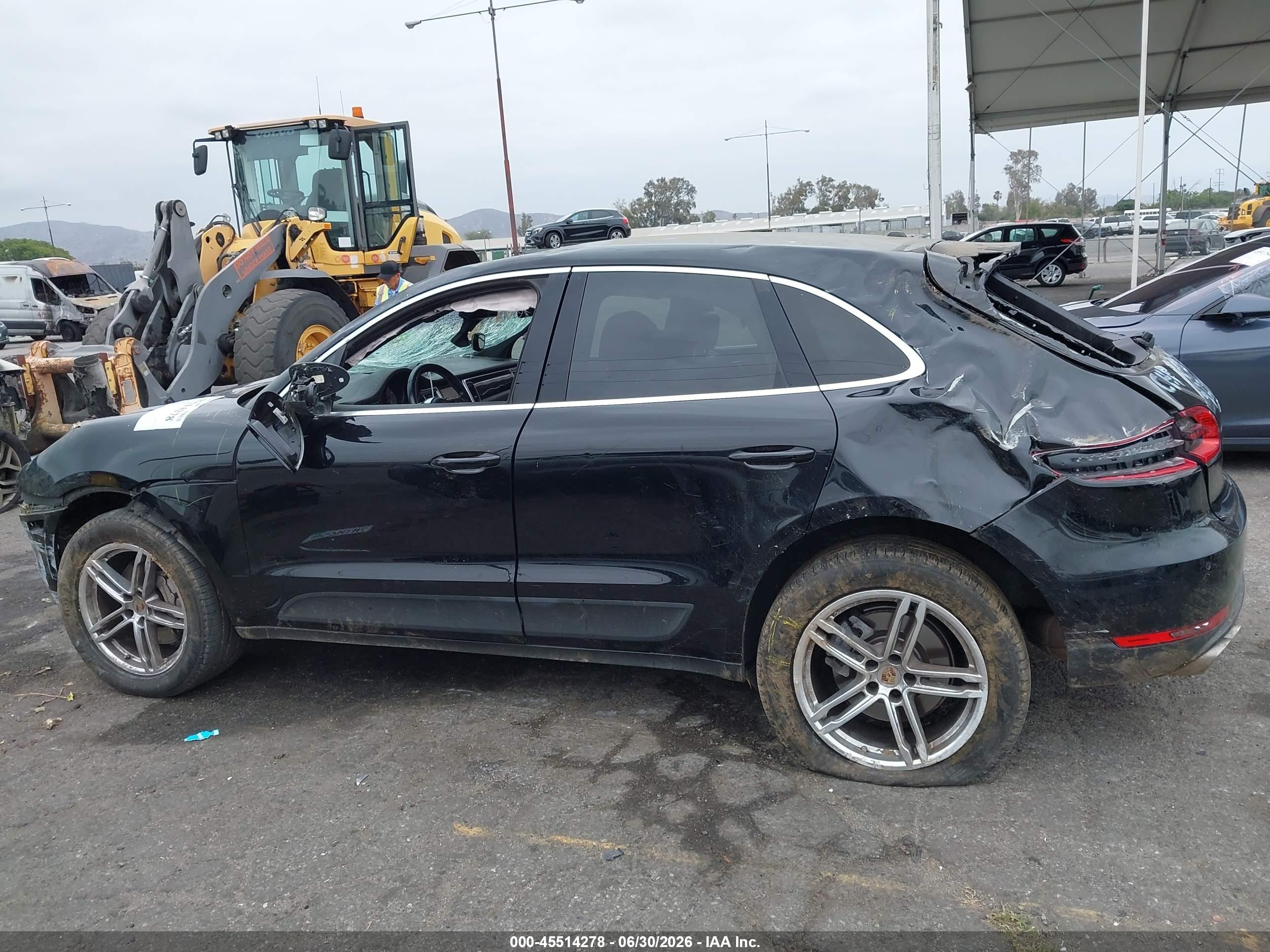 2015 Porsche Macan S Черный vin: WP1AB2A55FLB44279