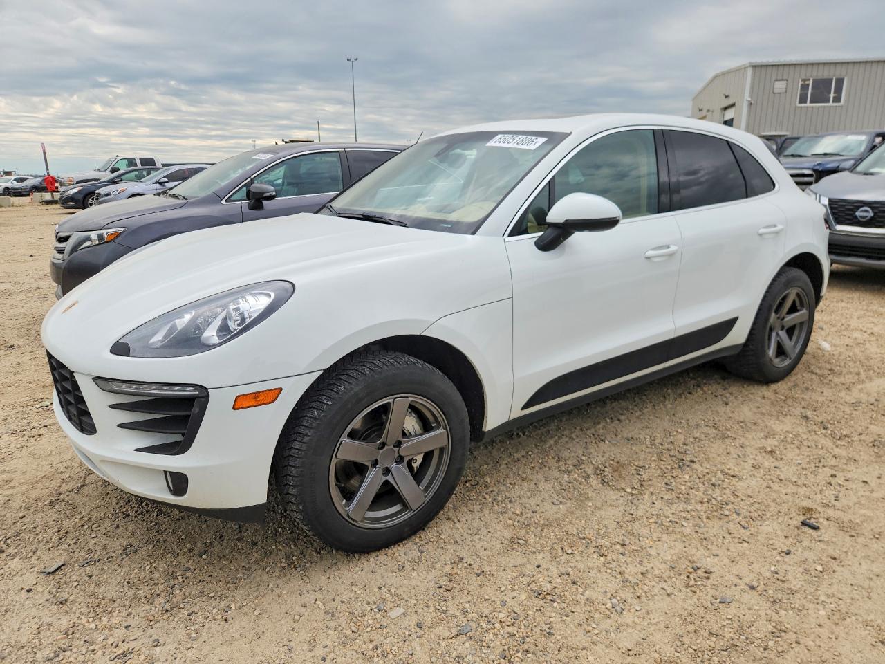 2015 Porsche Macan S White vin: WP1AB2A55FLB60028