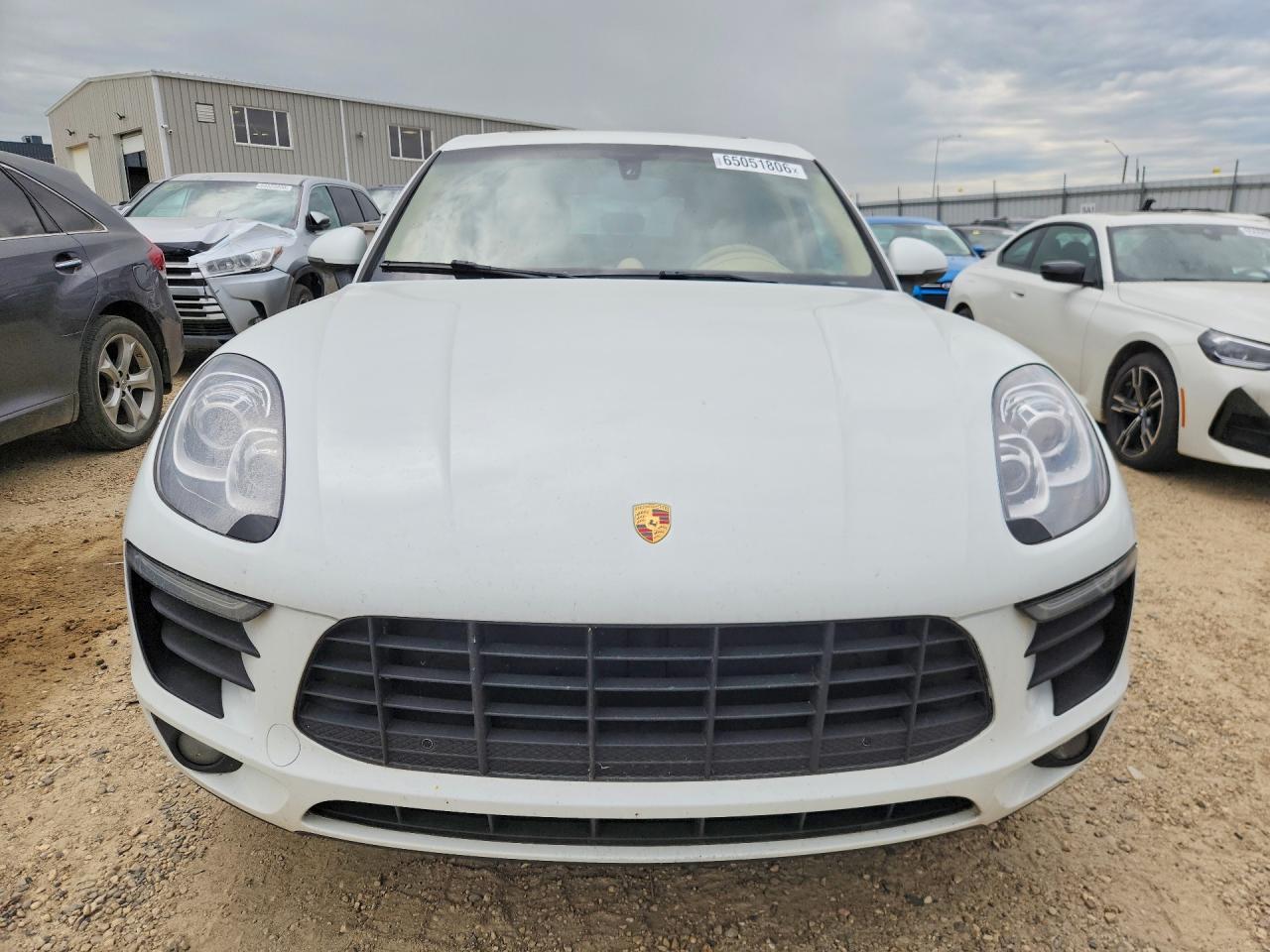 2015 Porsche Macan S White vin: WP1AB2A55FLB60028