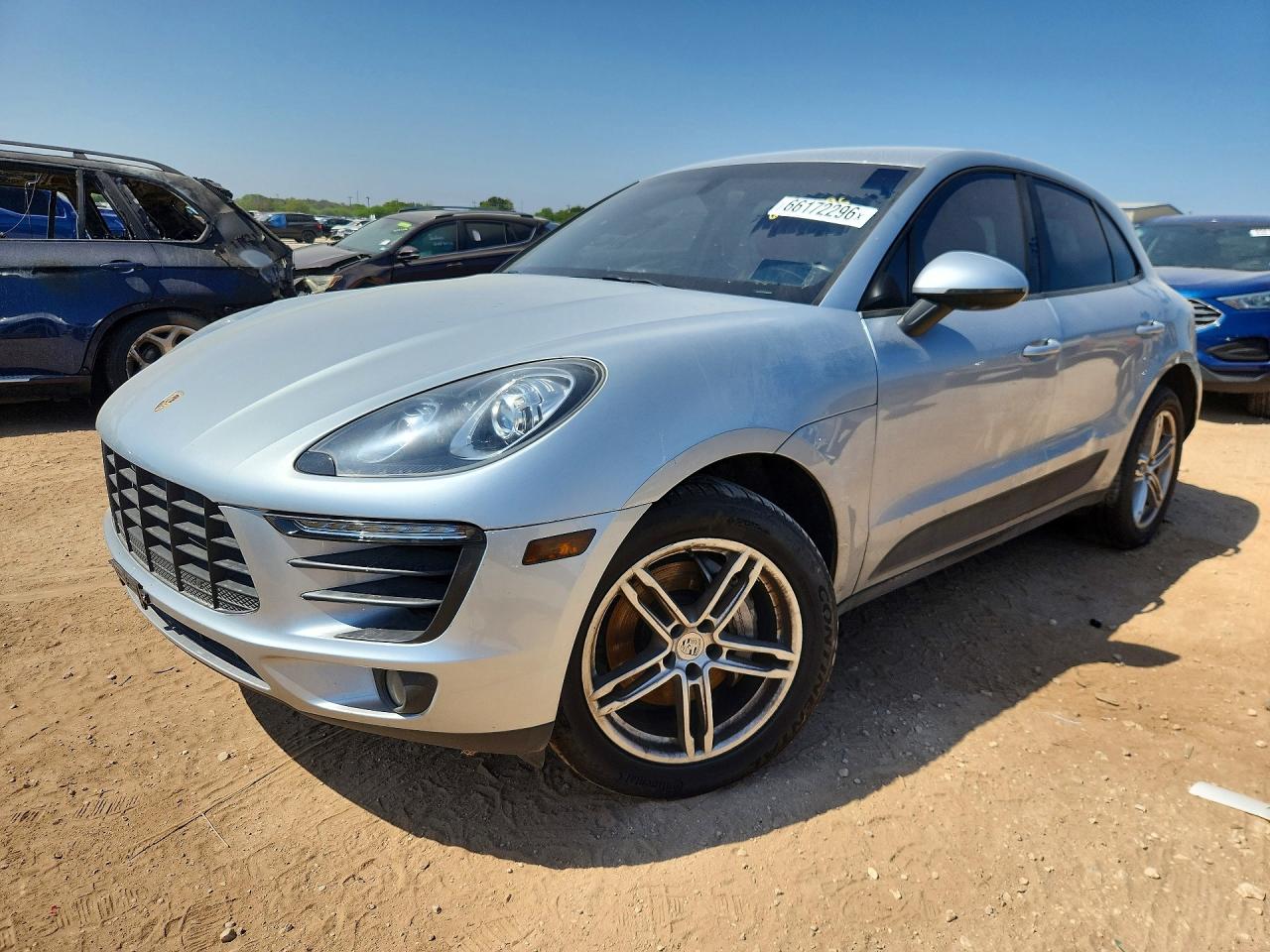 2015 Porsche Macan S Silver vin: WP1AB2A56FLB41519