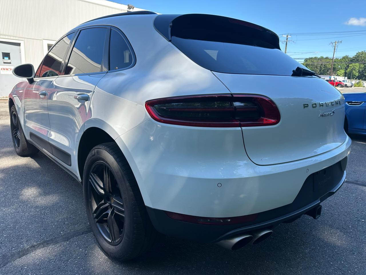 2015 Porsche Macan S White vin: WP1AB2A56FLB51631