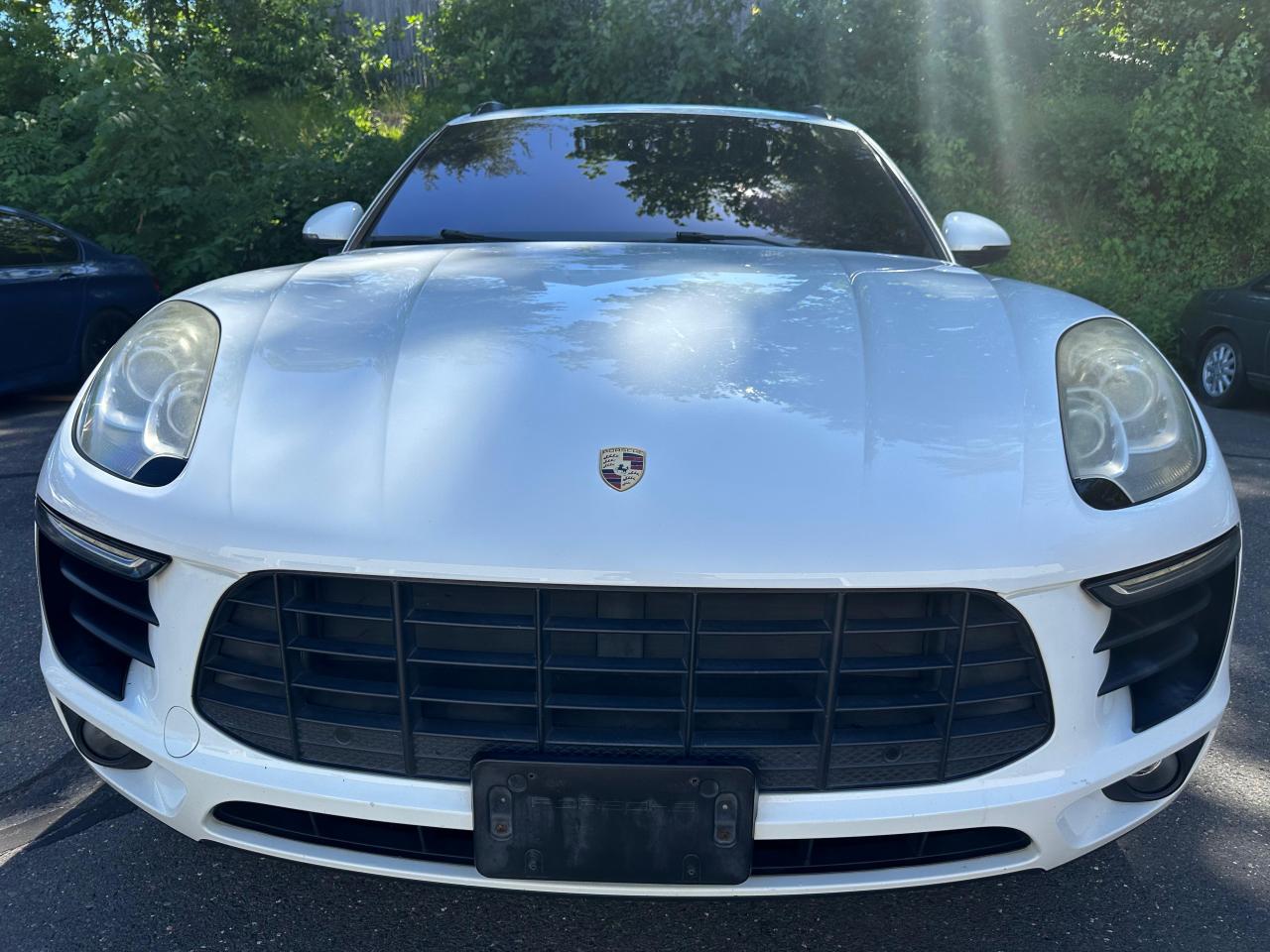 2015 Porsche Macan S White vin: WP1AB2A56FLB51631