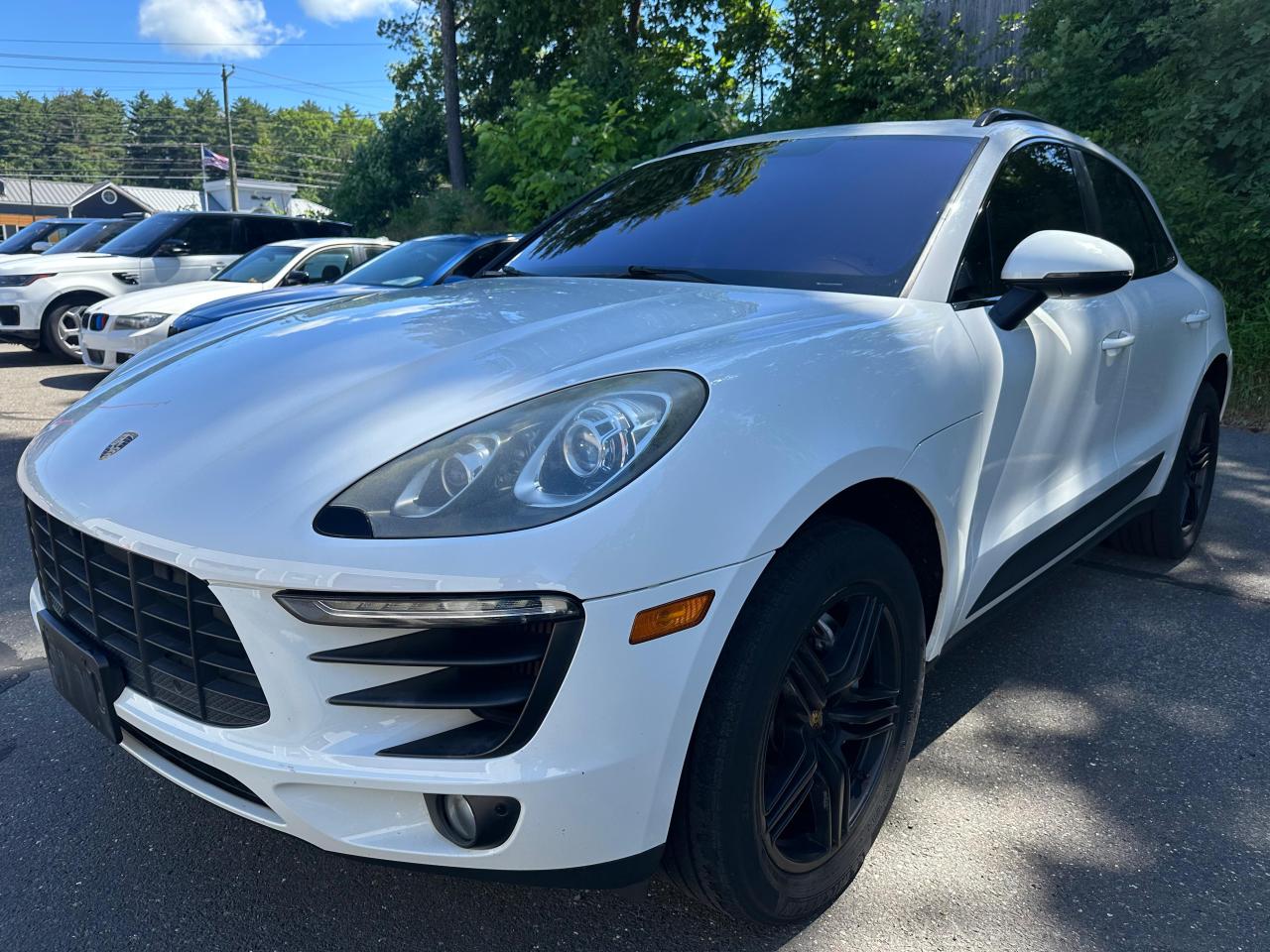 2015 Porsche Macan S White vin: WP1AB2A56FLB51631