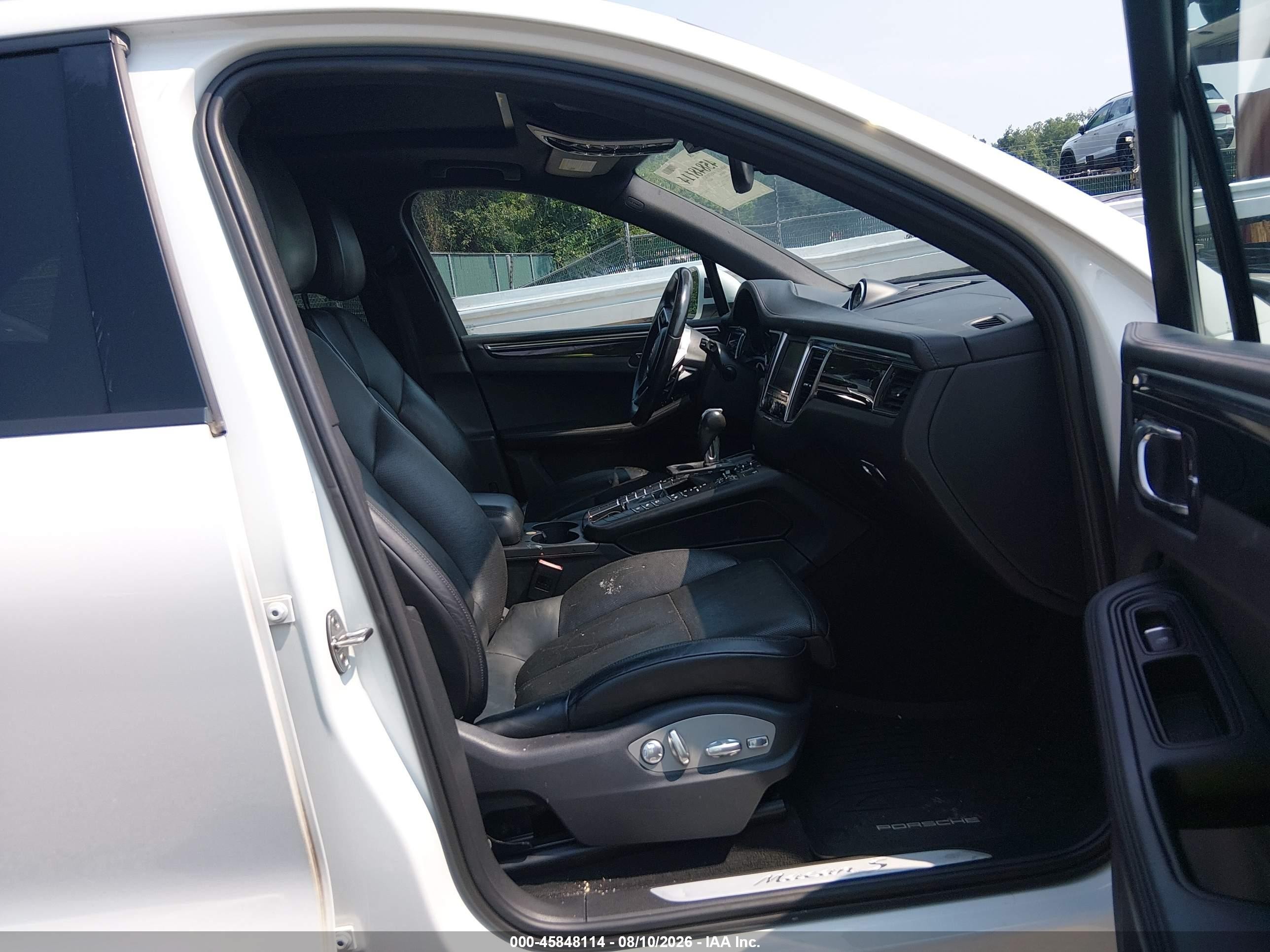 2015 Porsche Macan S Белый vin: WP1AB2A57FLB56336