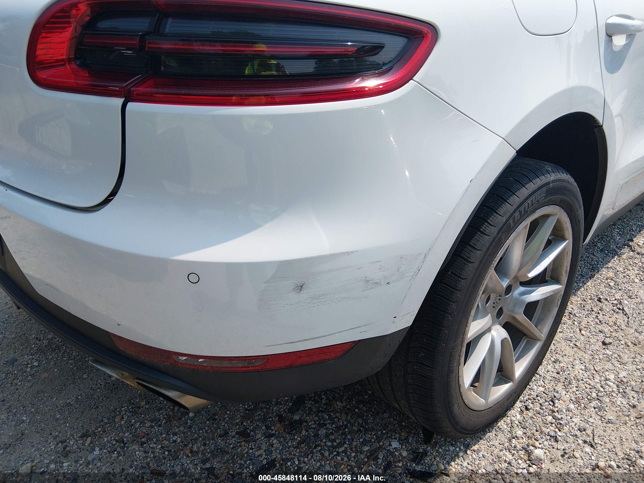 2015 Porsche Macan S Белый vin: WP1AB2A57FLB56336