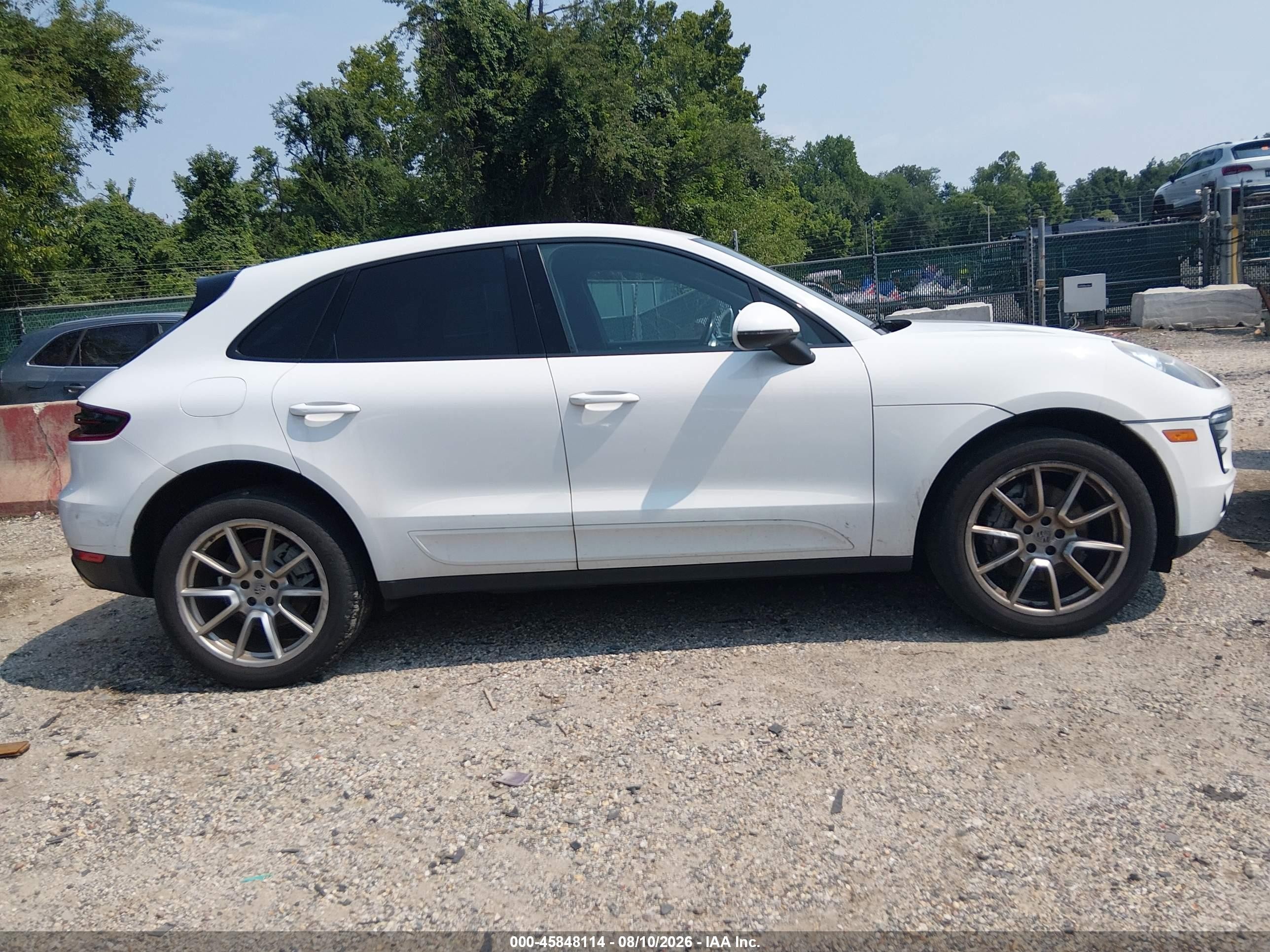 2015 Porsche Macan S Белый vin: WP1AB2A57FLB56336