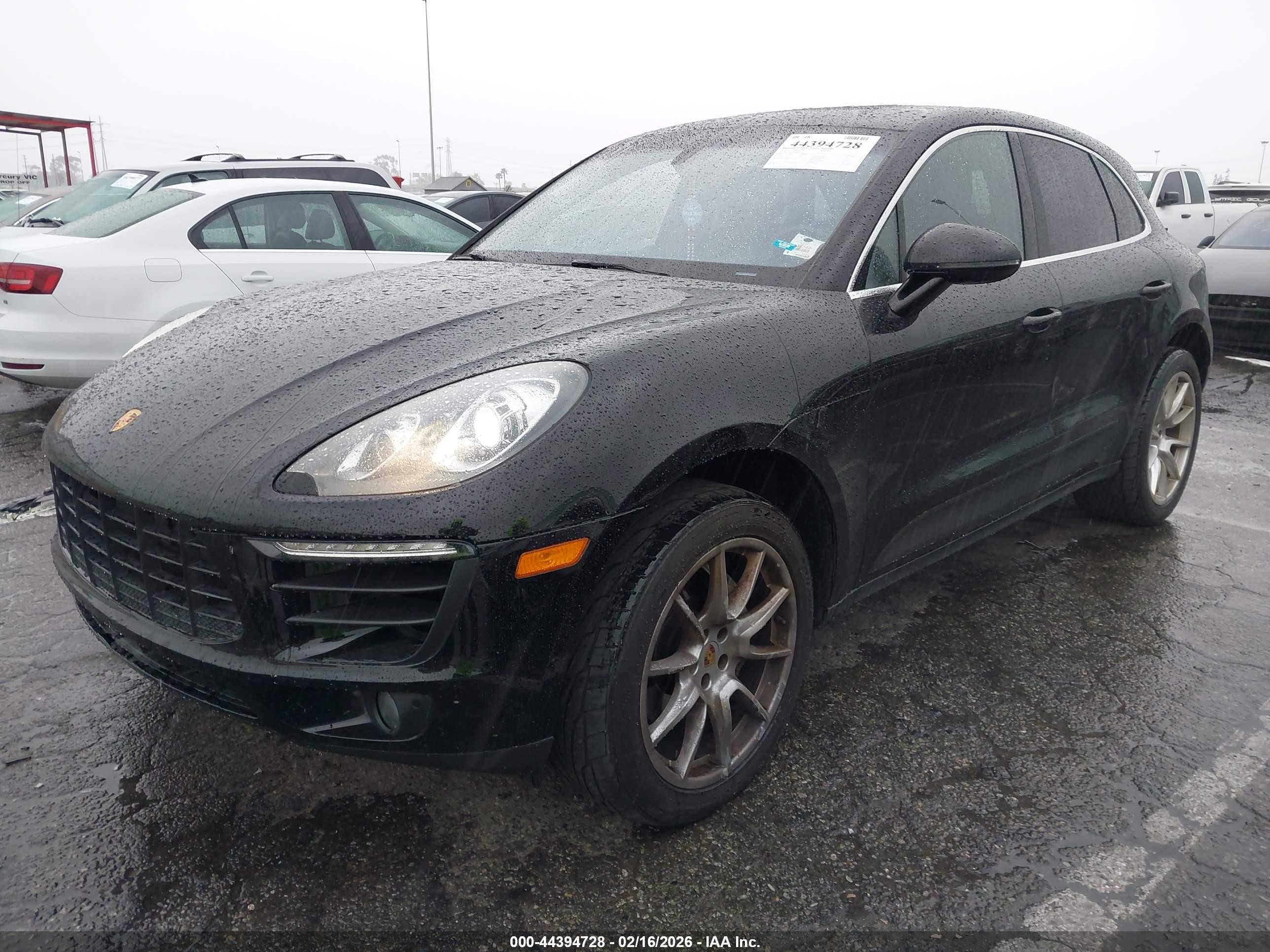 2015 Porsche Macan S Черный vin: WP1AB2A57FLB71693