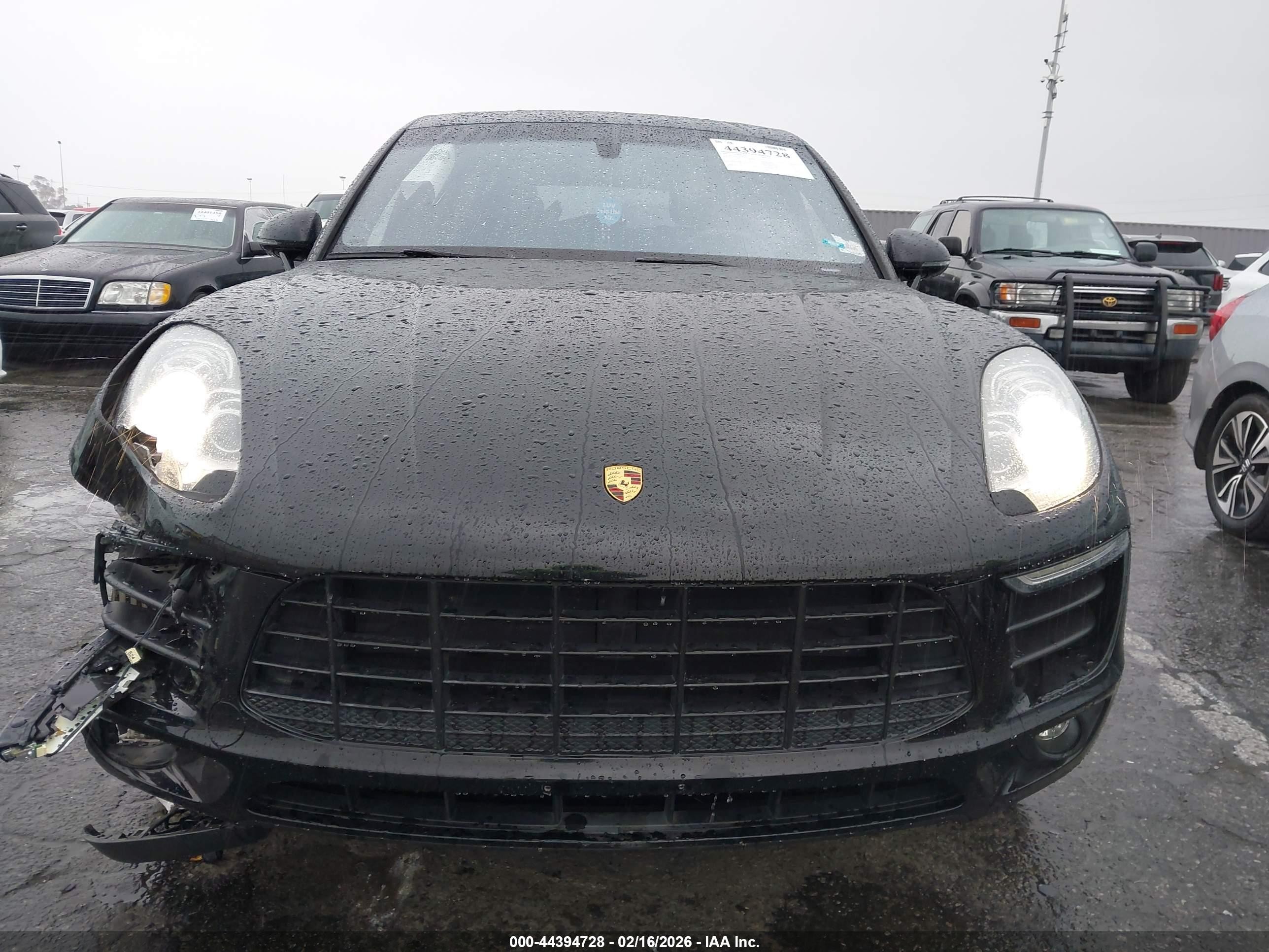 2015 Porsche Macan S Черный vin: WP1AB2A57FLB71693