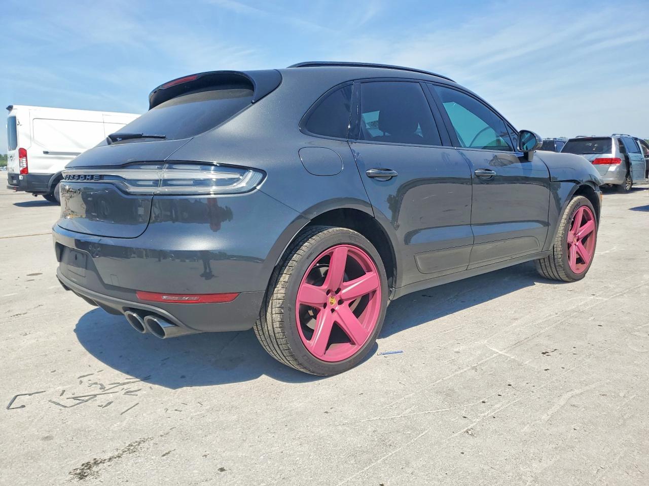 2021 Porsche Macan S Gray vin: WP1AB2A57MLB36309