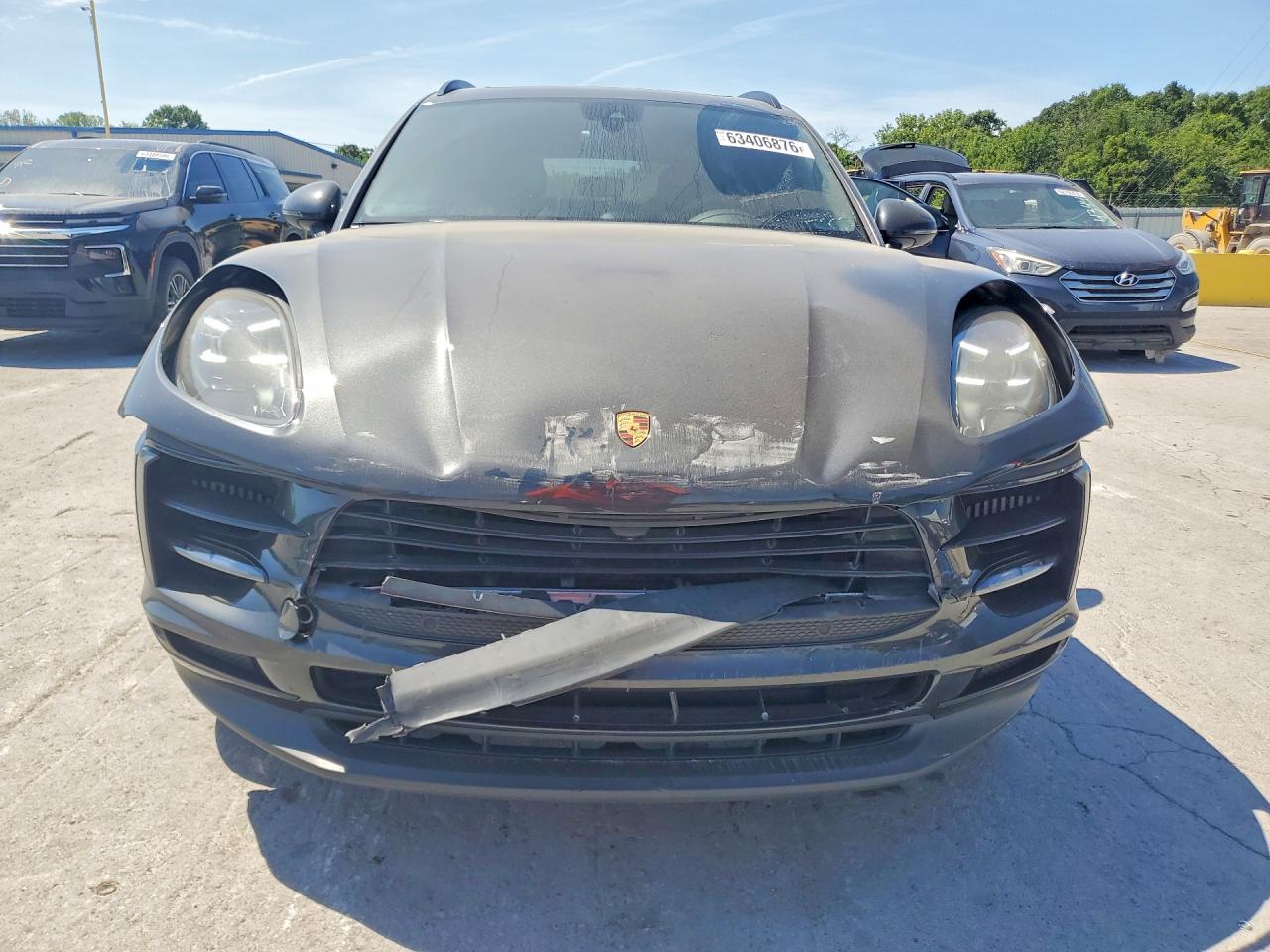2021 Porsche Macan S Gray vin: WP1AB2A57MLB36309