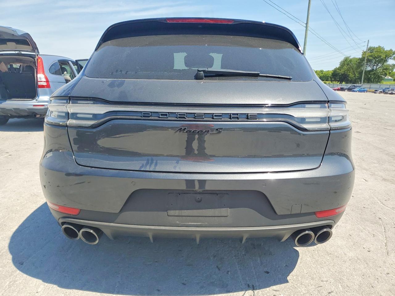2021 Porsche Macan S Gray vin: WP1AB2A57MLB36309