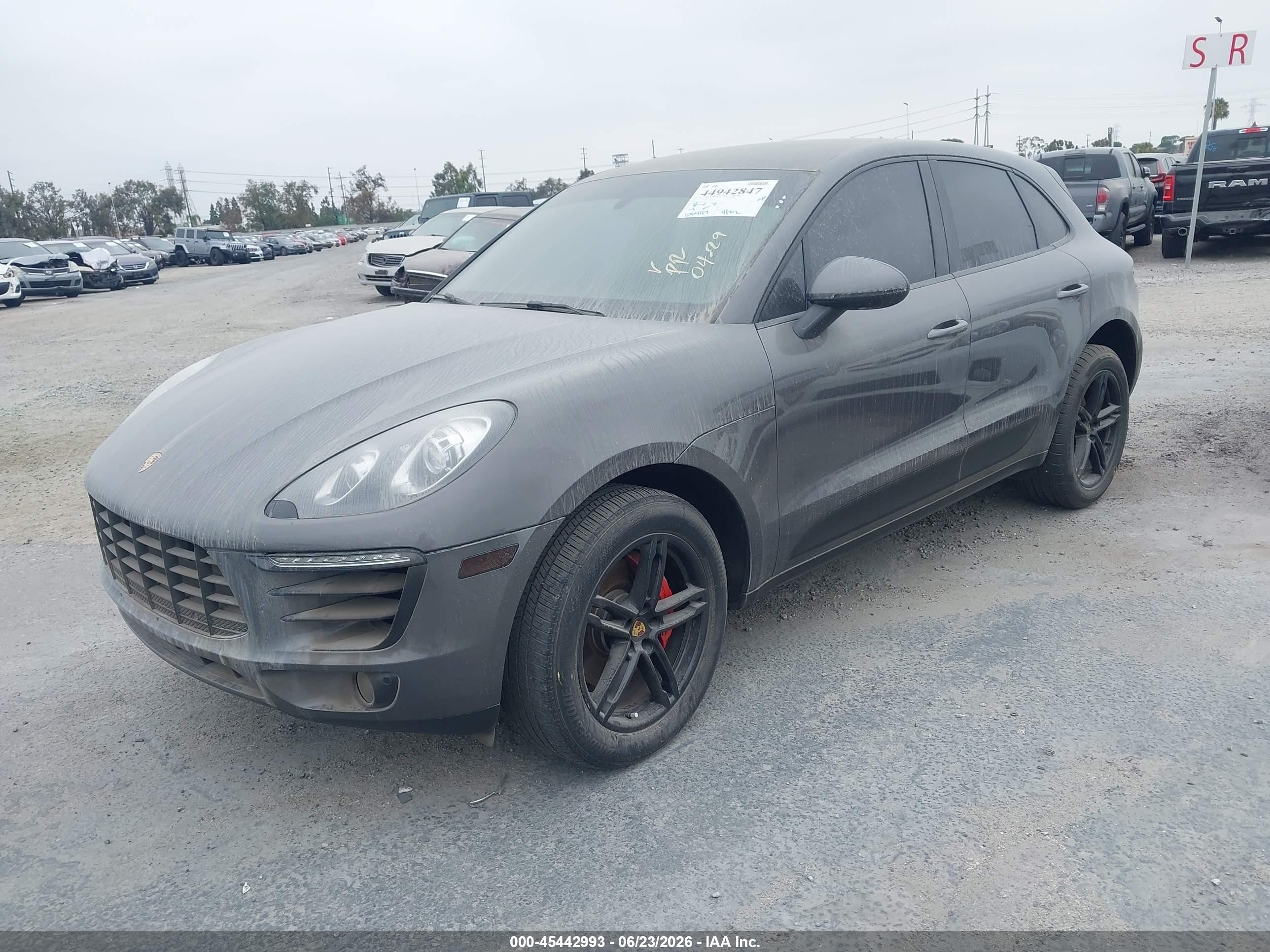 2015 Porsche Macan S Gray vin: WP1AB2A58FLB52392
