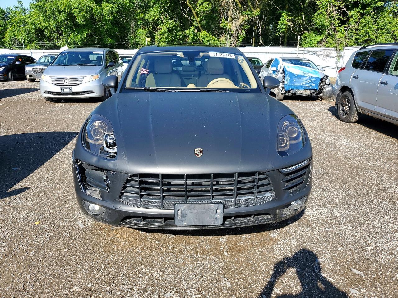 2015 Porsche Macan S Черный vin: WP1AB2A58FLB70228
