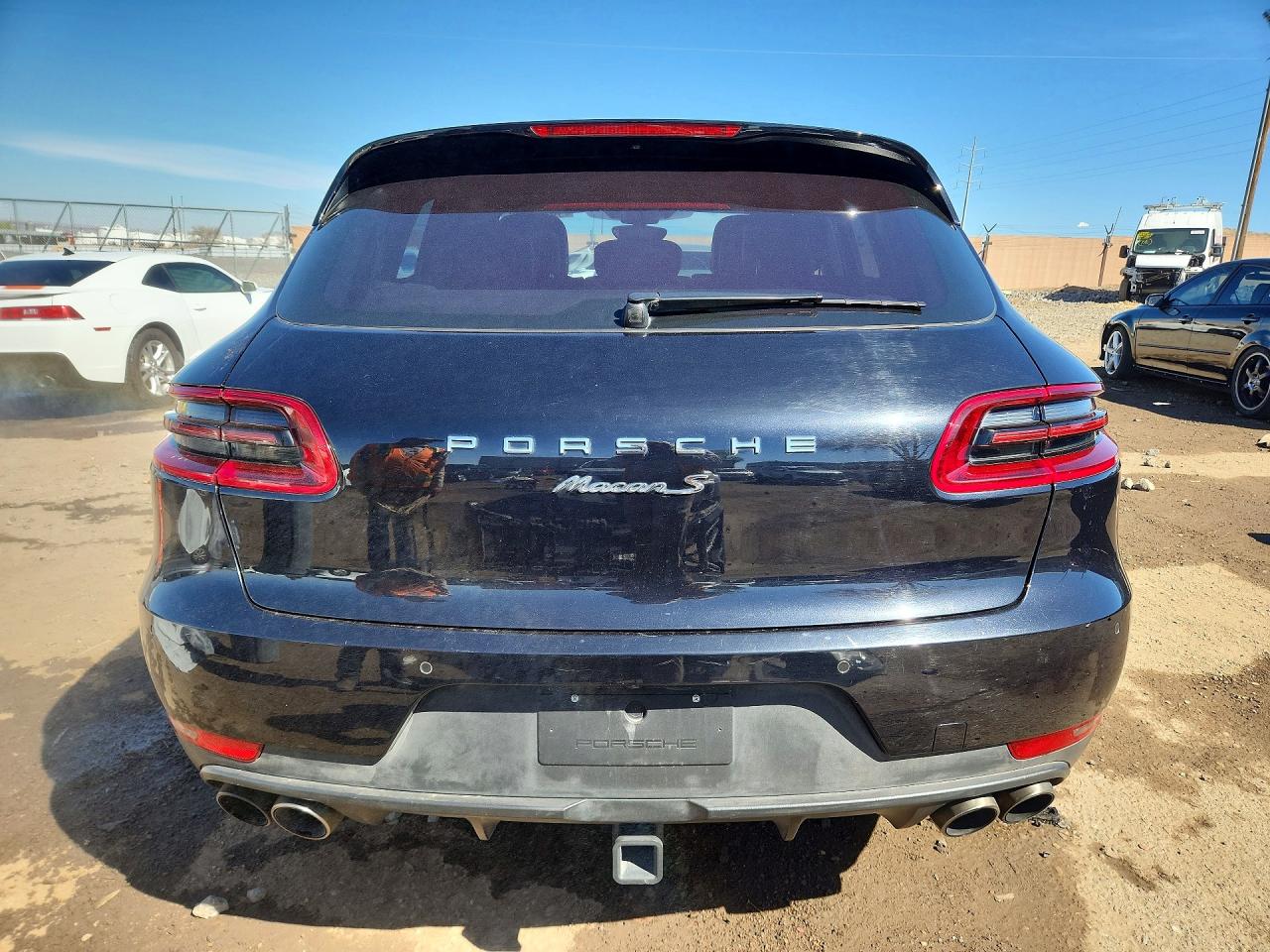 2015 Porsche Macan S Black vin: WP1AB2A59FLB44771