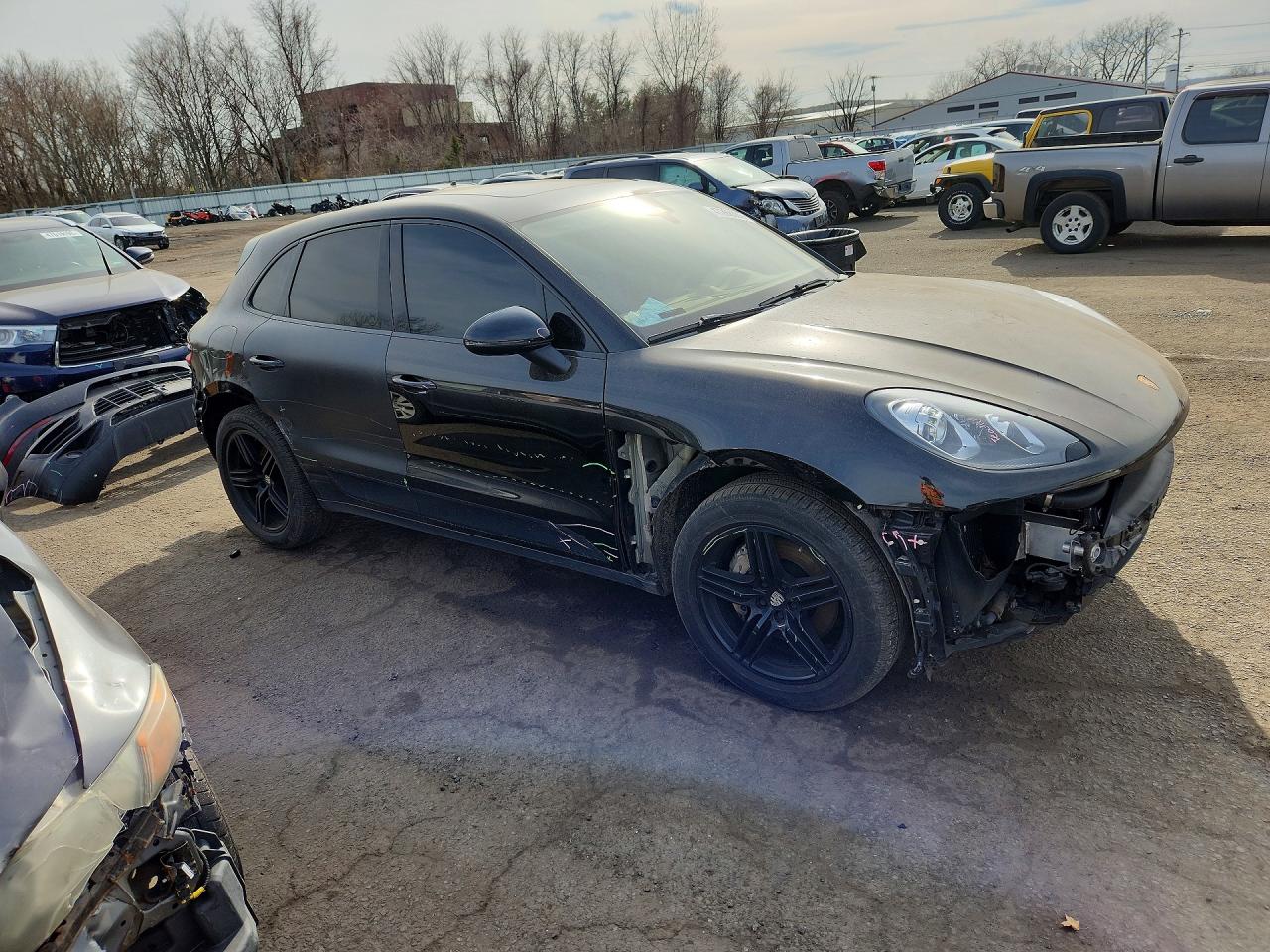 2015 Porsche Macan S Black vin: WP1AB2A59FLB50375