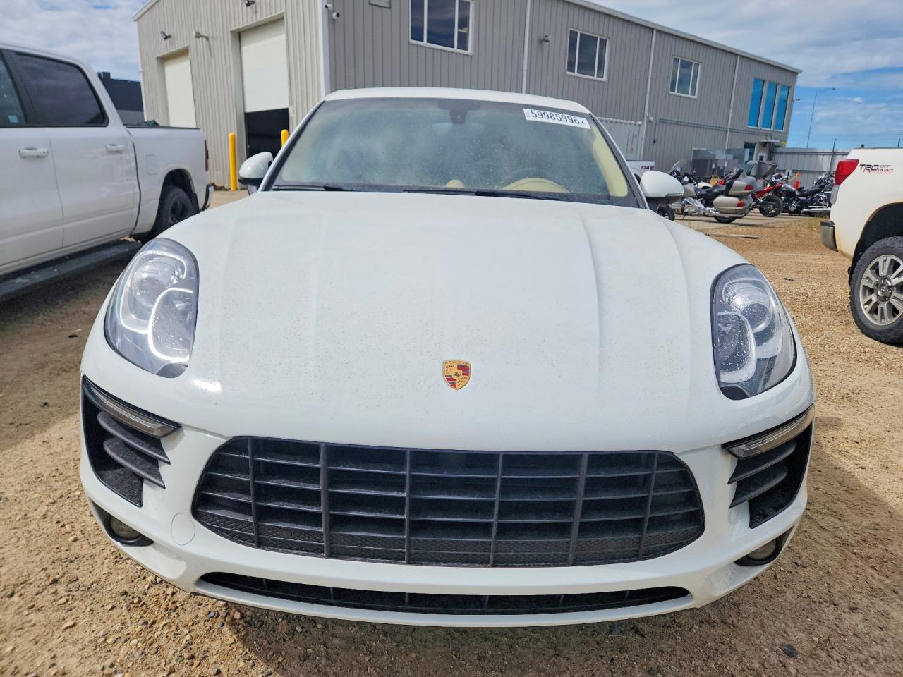 2015 Porsche Macan S White vin: WP1AB2A59FLB55396