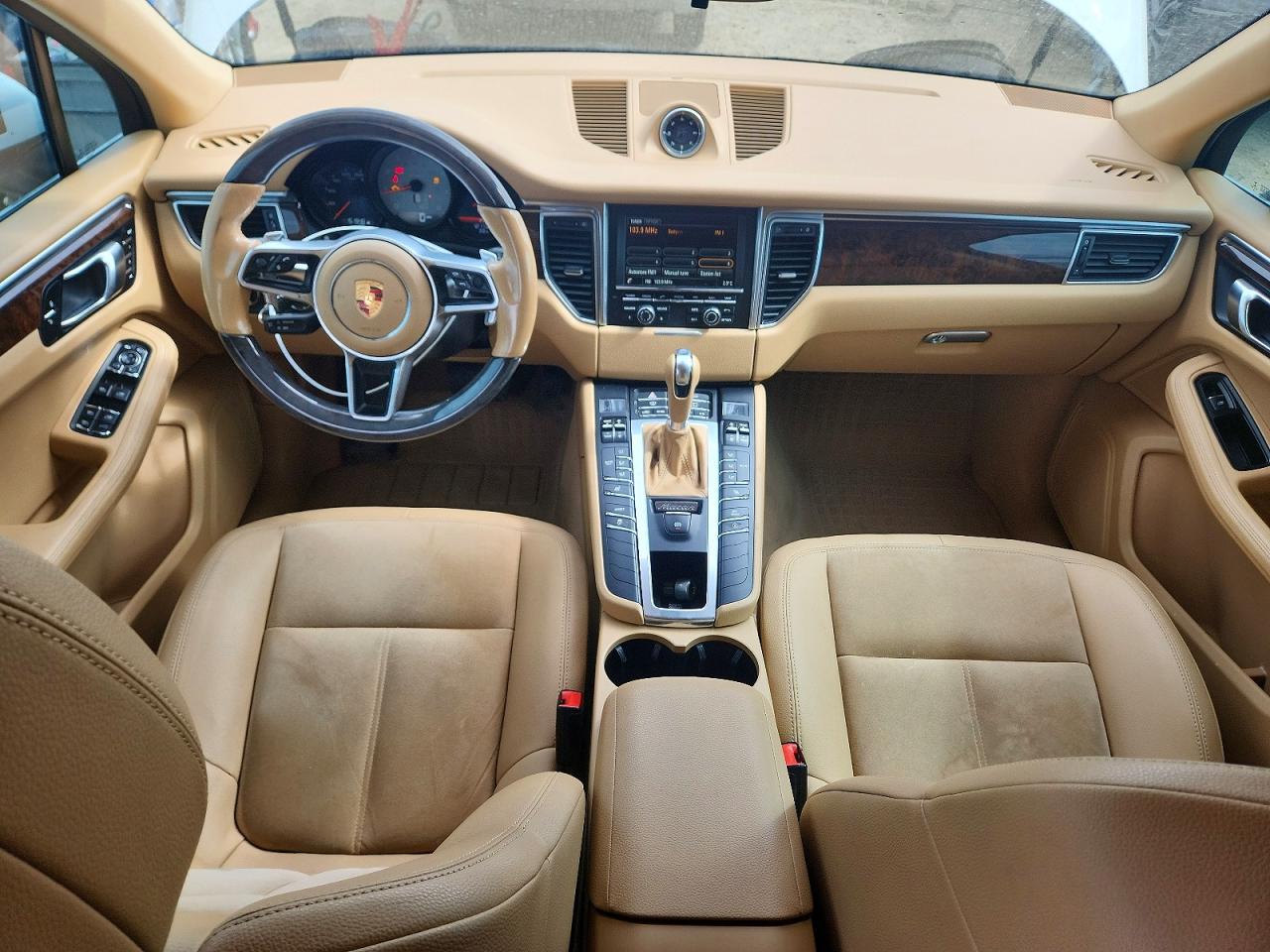 2015 Porsche Macan S White vin: WP1AB2A59FLB55396