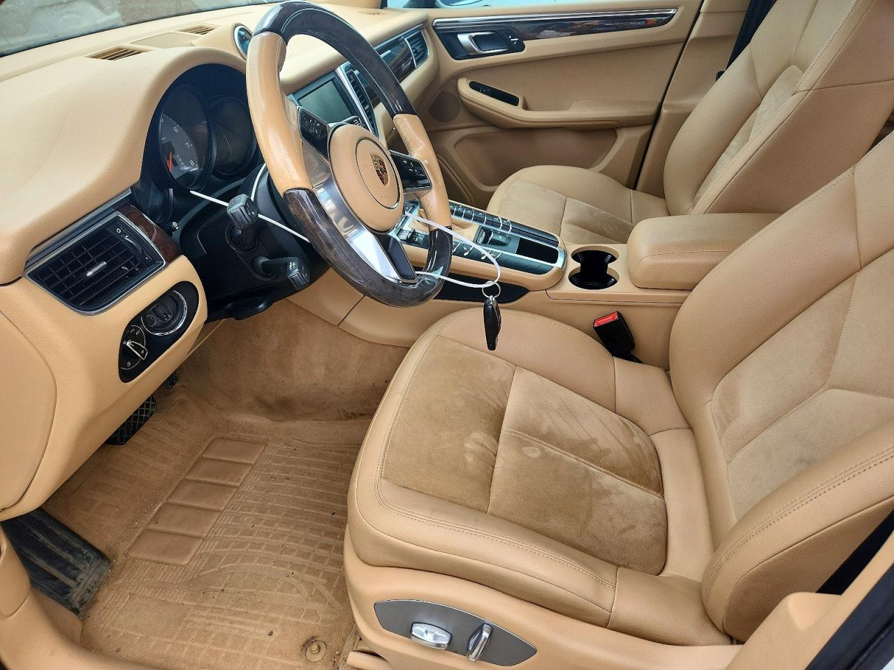 2015 Porsche Macan S White vin: WP1AB2A59FLB55396