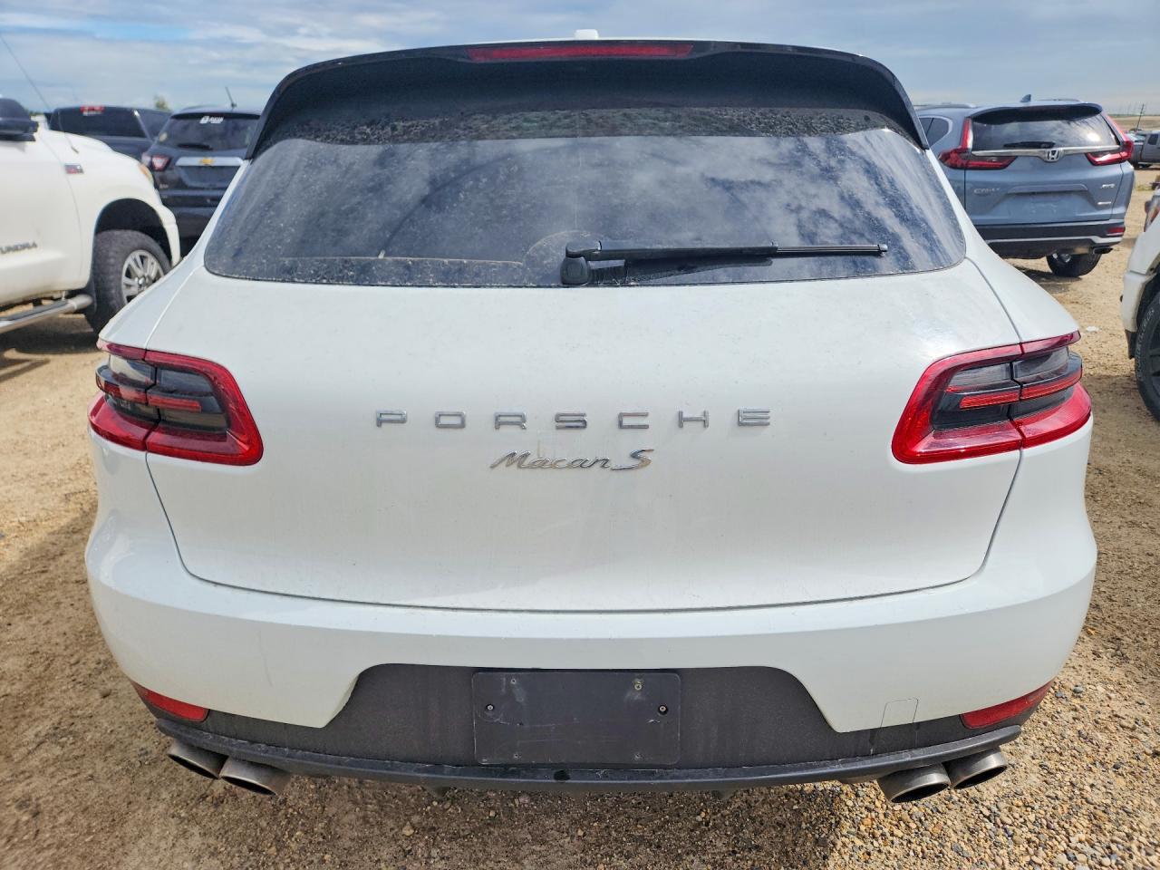 2015 Porsche Macan S White vin: WP1AB2A59FLB55396