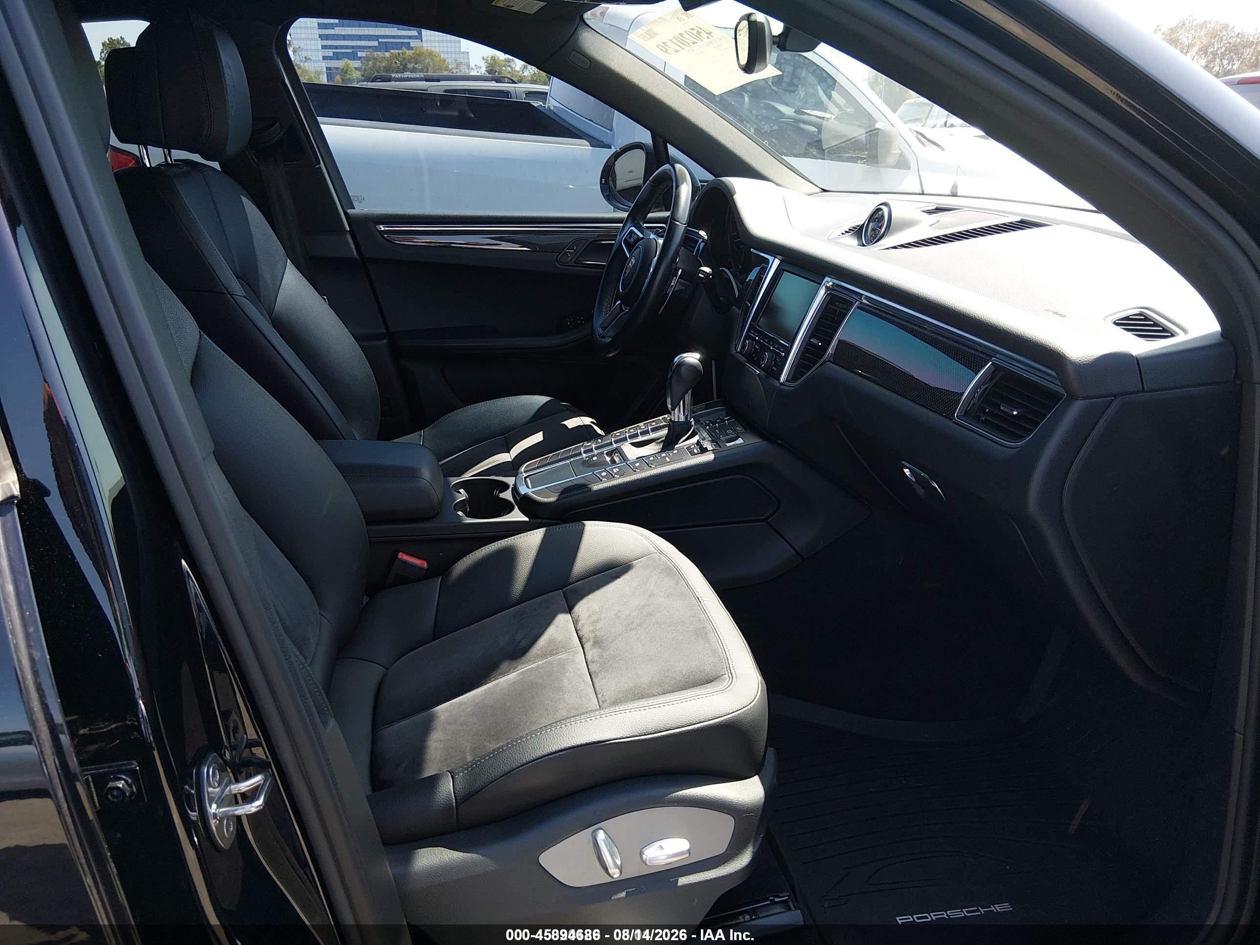 2015 Porsche Macan S Black vin: WP1AB2A59FLB72733