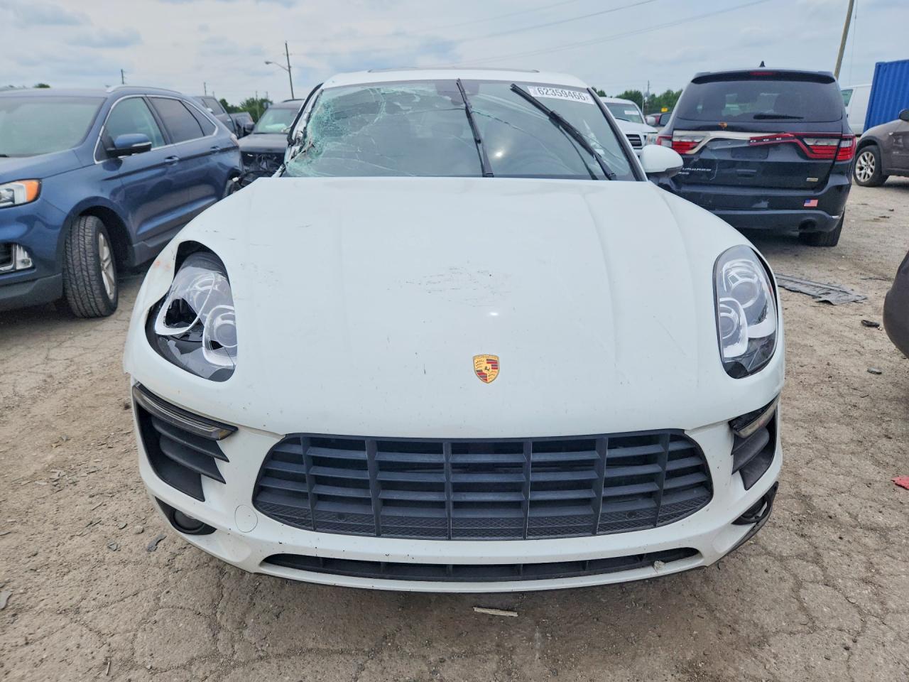 2018 Porsche Macan S White vin: WP1AB2A59JLB39952