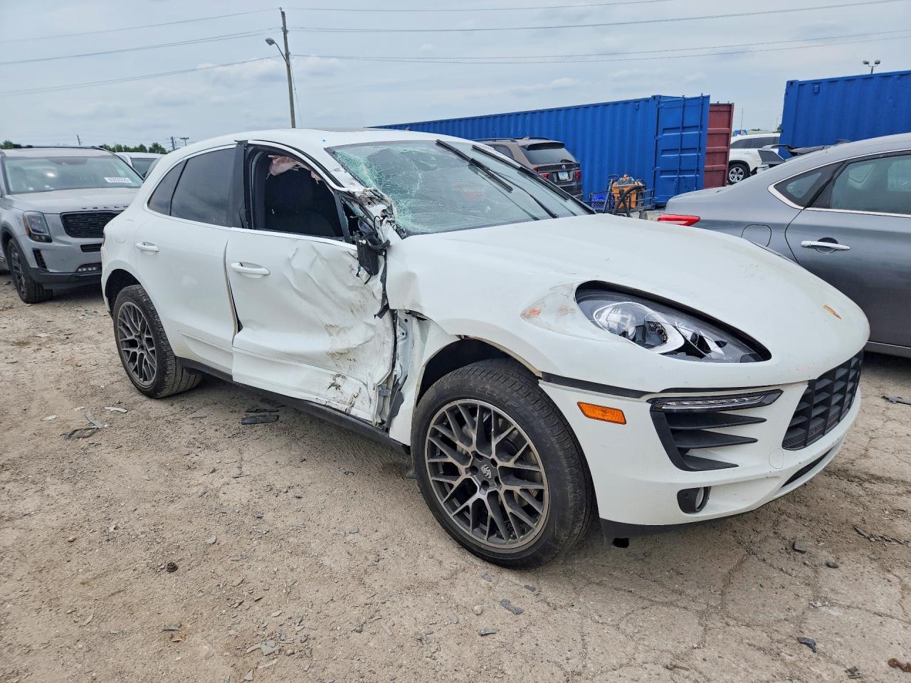 2018 Porsche Macan S White vin: WP1AB2A59JLB39952