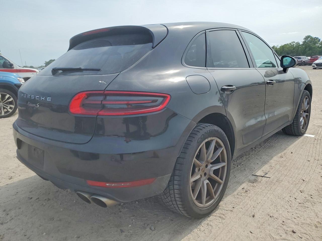 2015 Porsche Macan S Black vin: WP1AB2A5XFLB52216