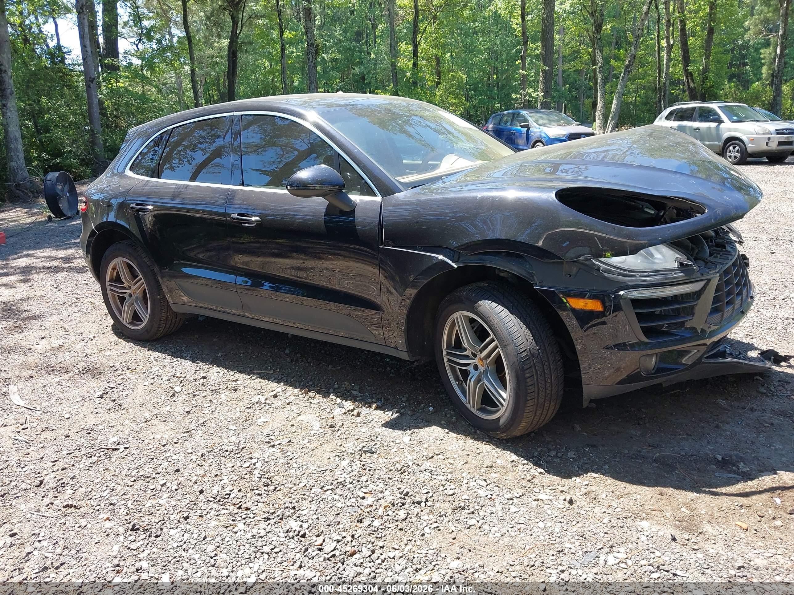 2015 Porsche Macan S Black vin: WP1AB2A5XFLB67279