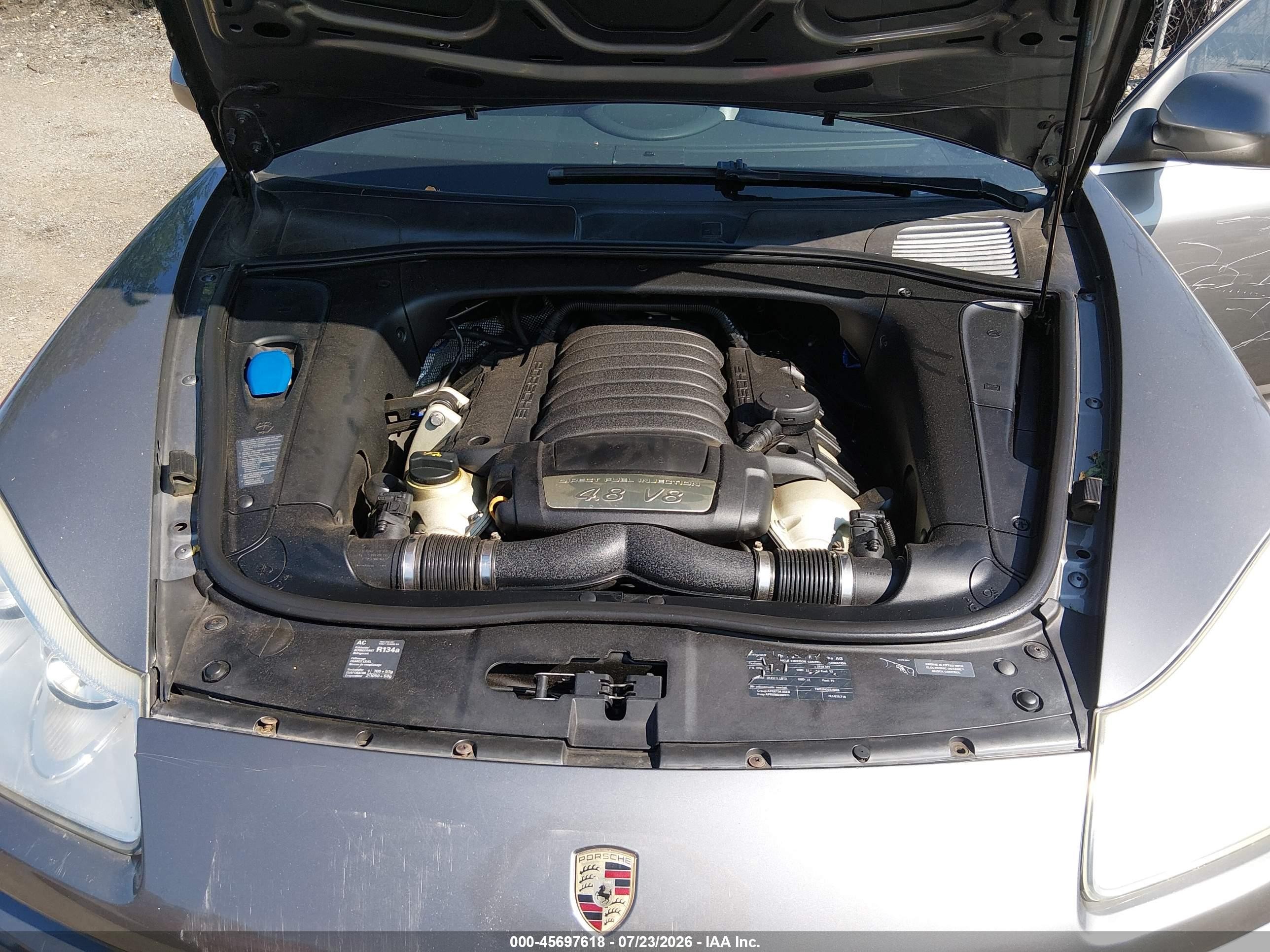 2010 Porsche Cayenne S Серый vin: WP1AB2AP5ALA50865
