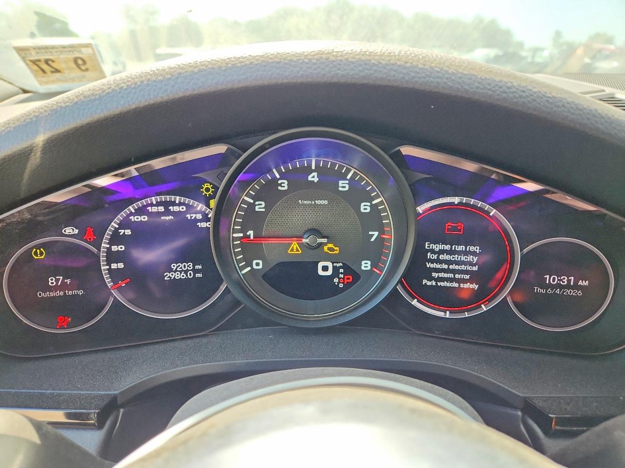 2022 Porsche Cayenne S Blue vin: WP1AB2AY7NDA32182