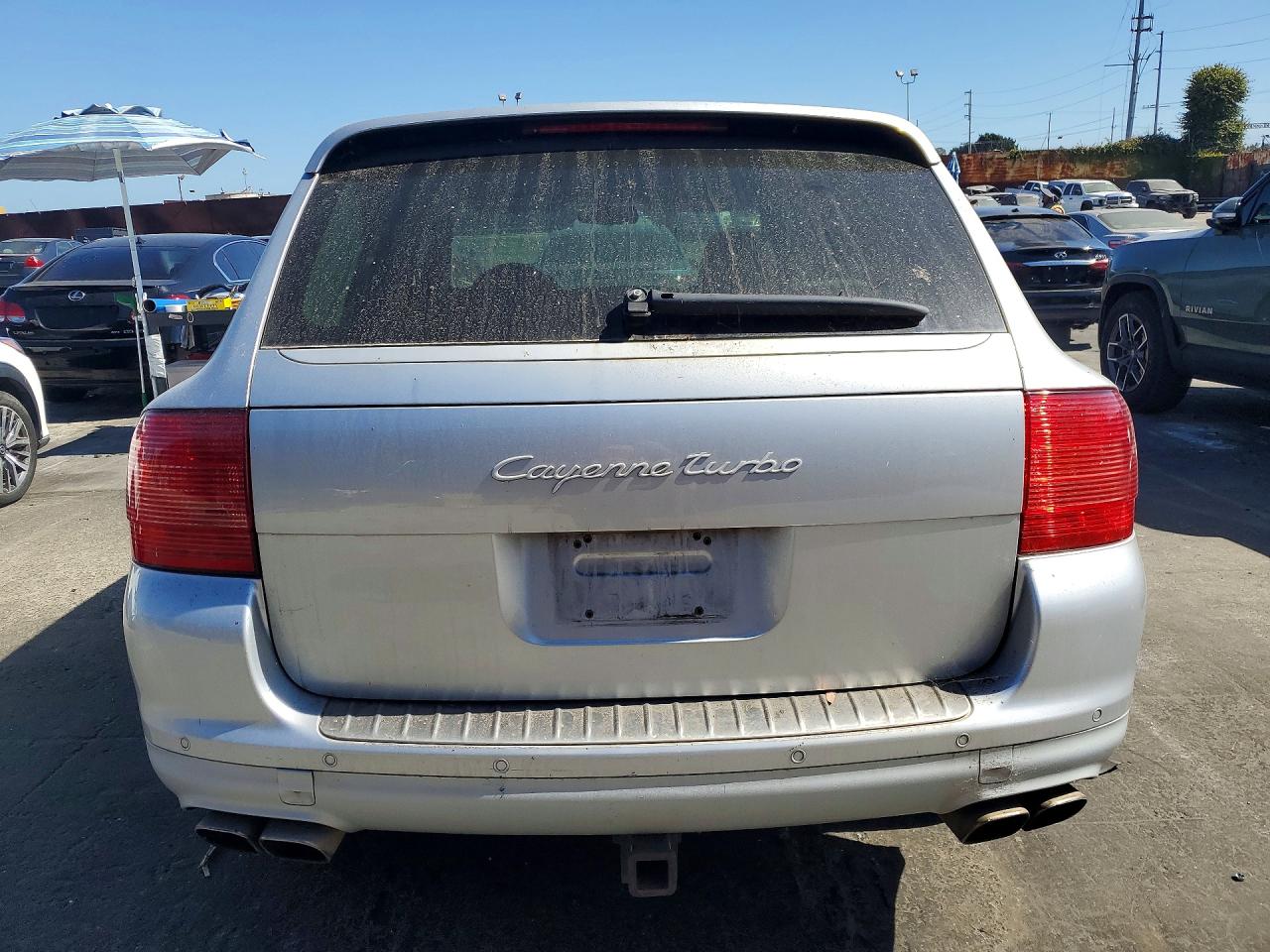 2004 Porsche Cayenne Turbo Silver vin: WP1AC29P24LA90133