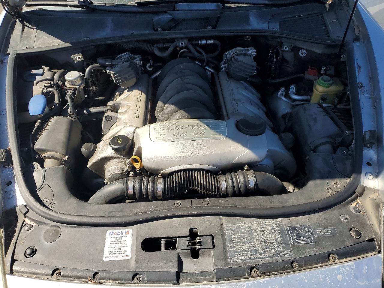 2004 Porsche Cayenne Turbo Silver vin: WP1AC29P24LA90133
