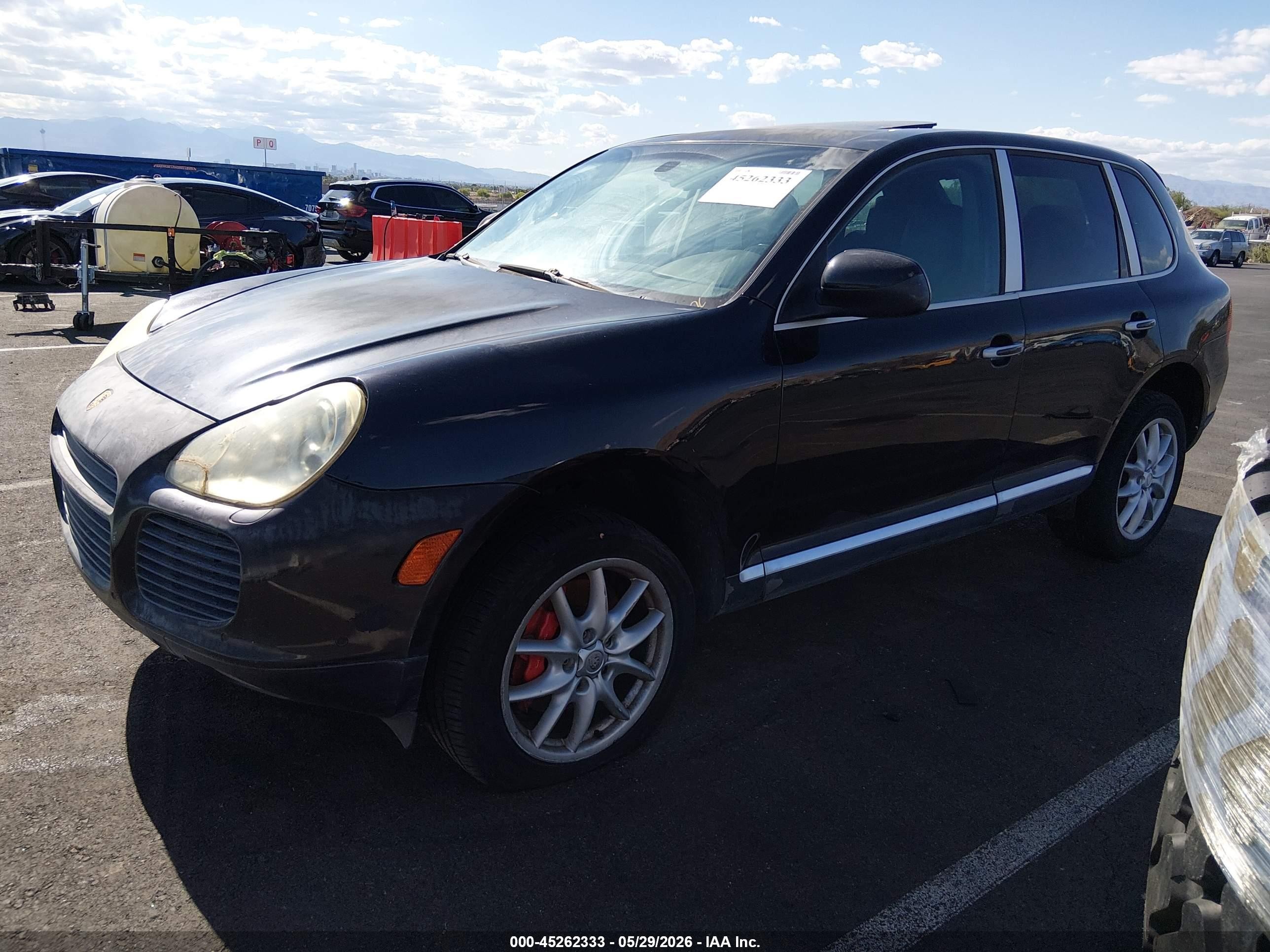 2004 Porsche Cayenne Turbo Black vin: WP1AC29P24LA92562