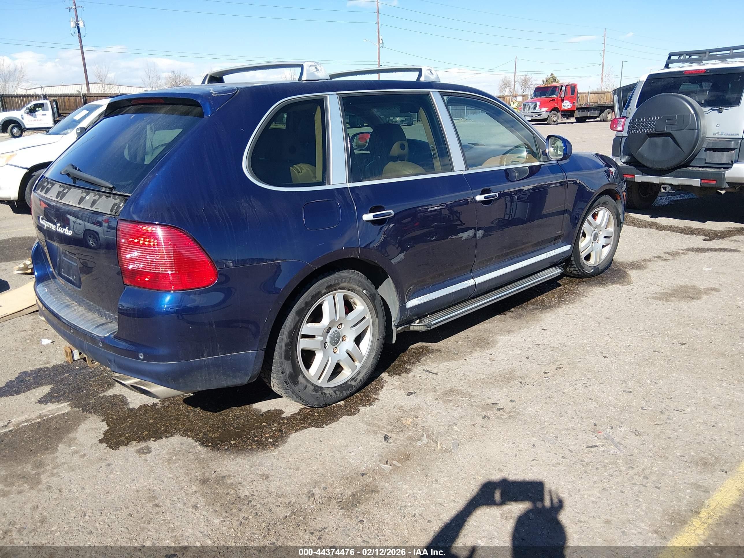 2004 Porsche Cayenne Turbo Blue vin: WP1AC29P34LA94689