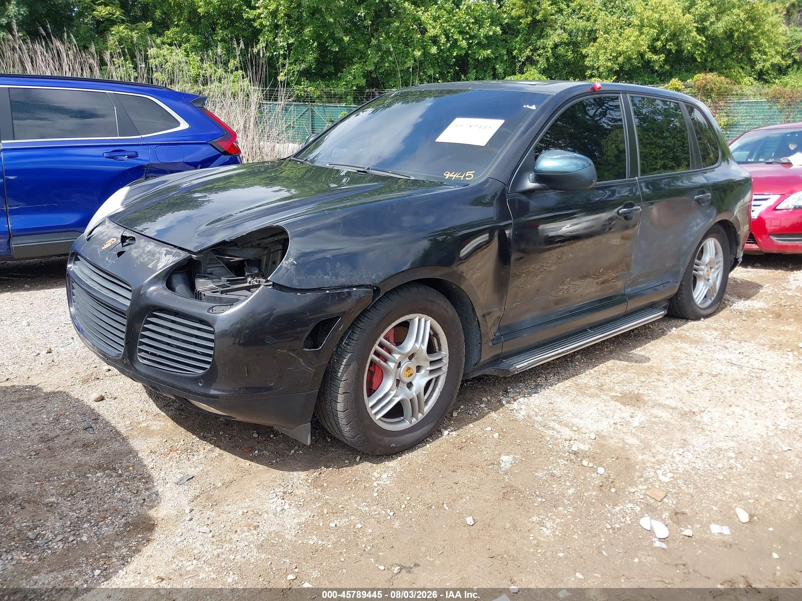 2005 Porsche Cayenne Turbo Black vin: WP1AC29P65LA91853