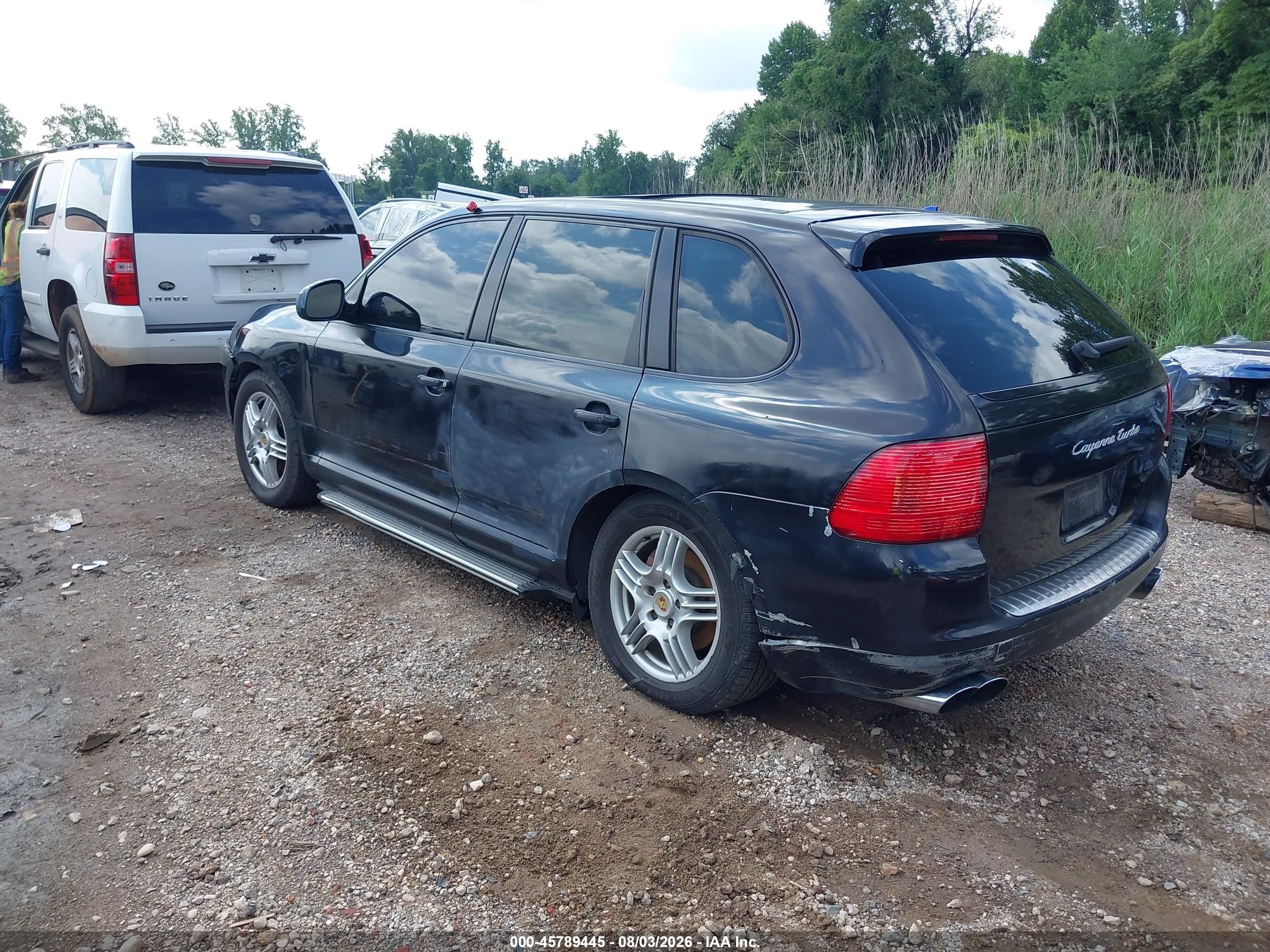 2005 Porsche Cayenne Turbo Black vin: WP1AC29P65LA91853