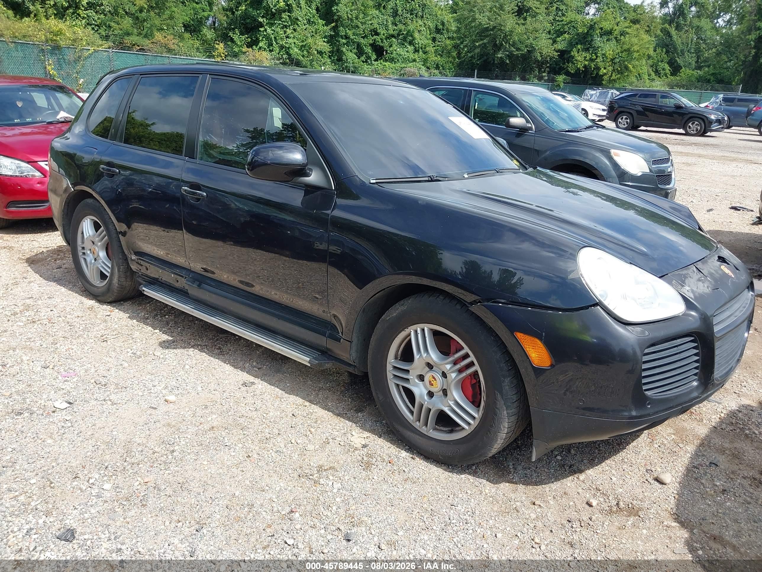 2005 Porsche Cayenne Turbo Black vin: WP1AC29P65LA91853