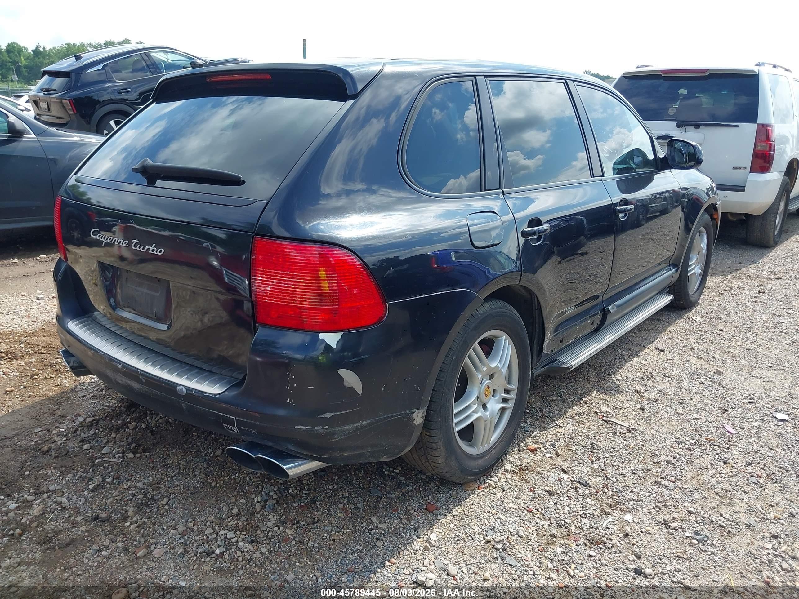 2005 Porsche Cayenne Turbo Black vin: WP1AC29P65LA91853