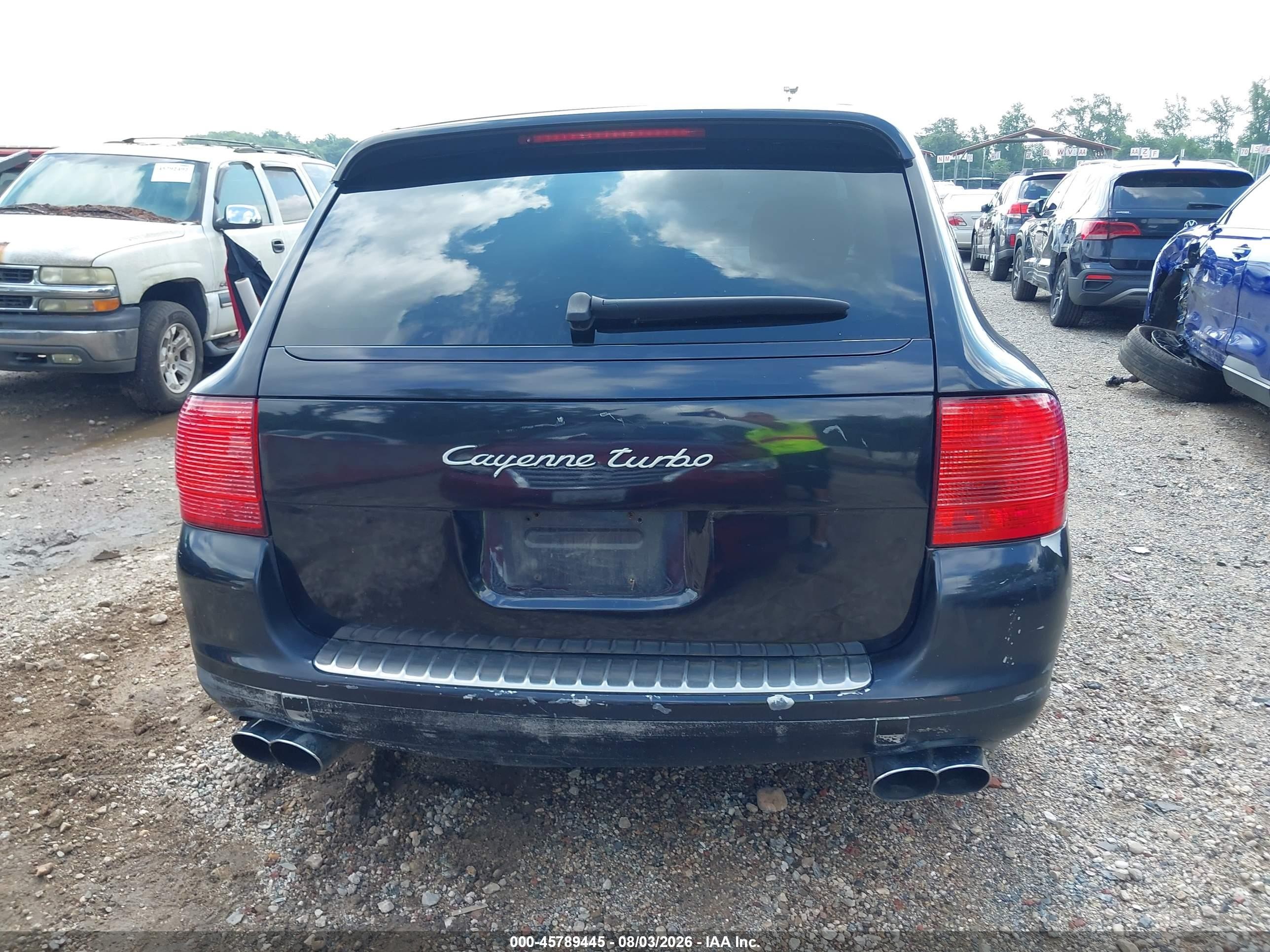 2005 Porsche Cayenne Turbo Black vin: WP1AC29P65LA91853