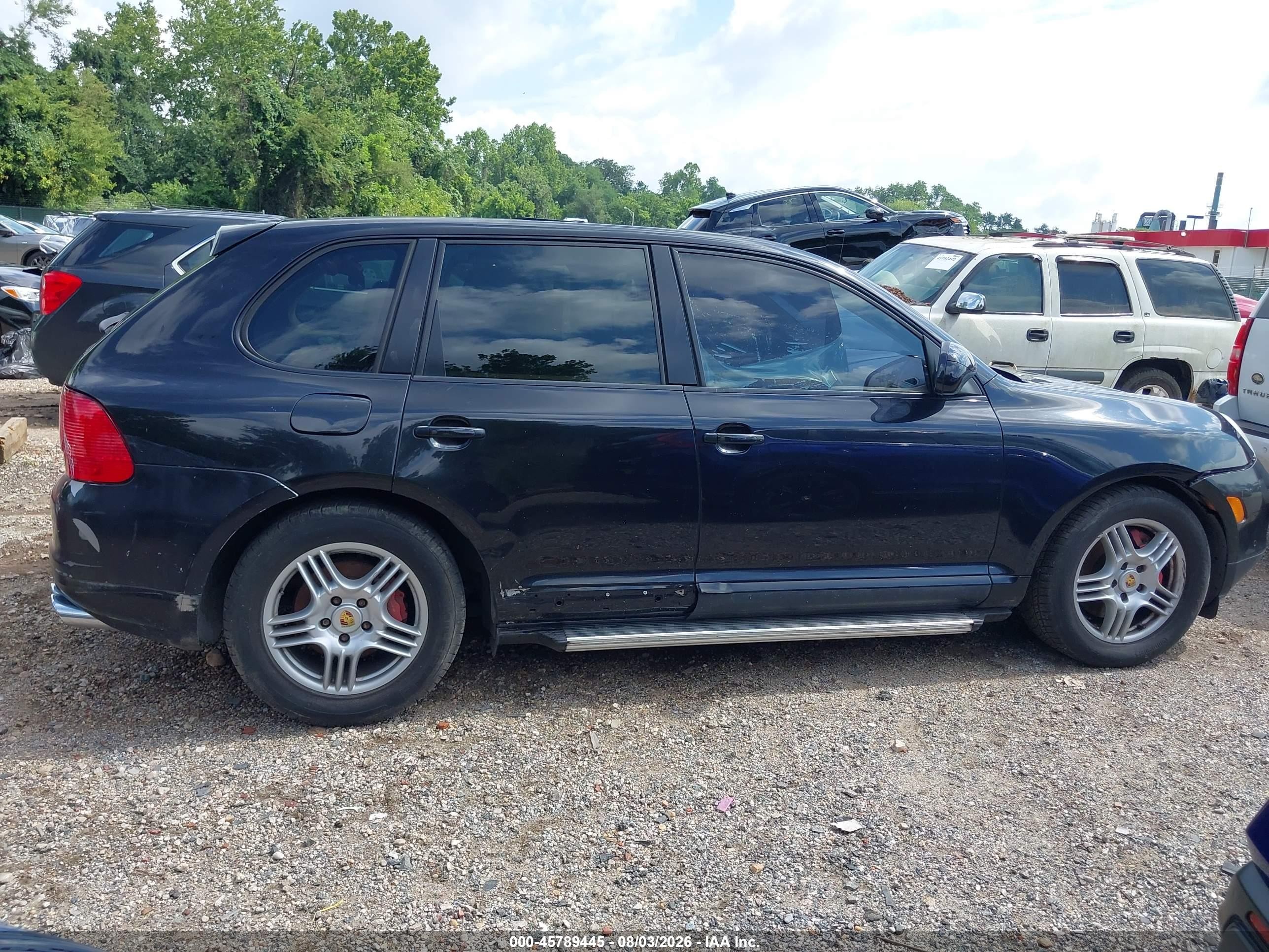 2005 Porsche Cayenne Turbo Black vin: WP1AC29P65LA91853