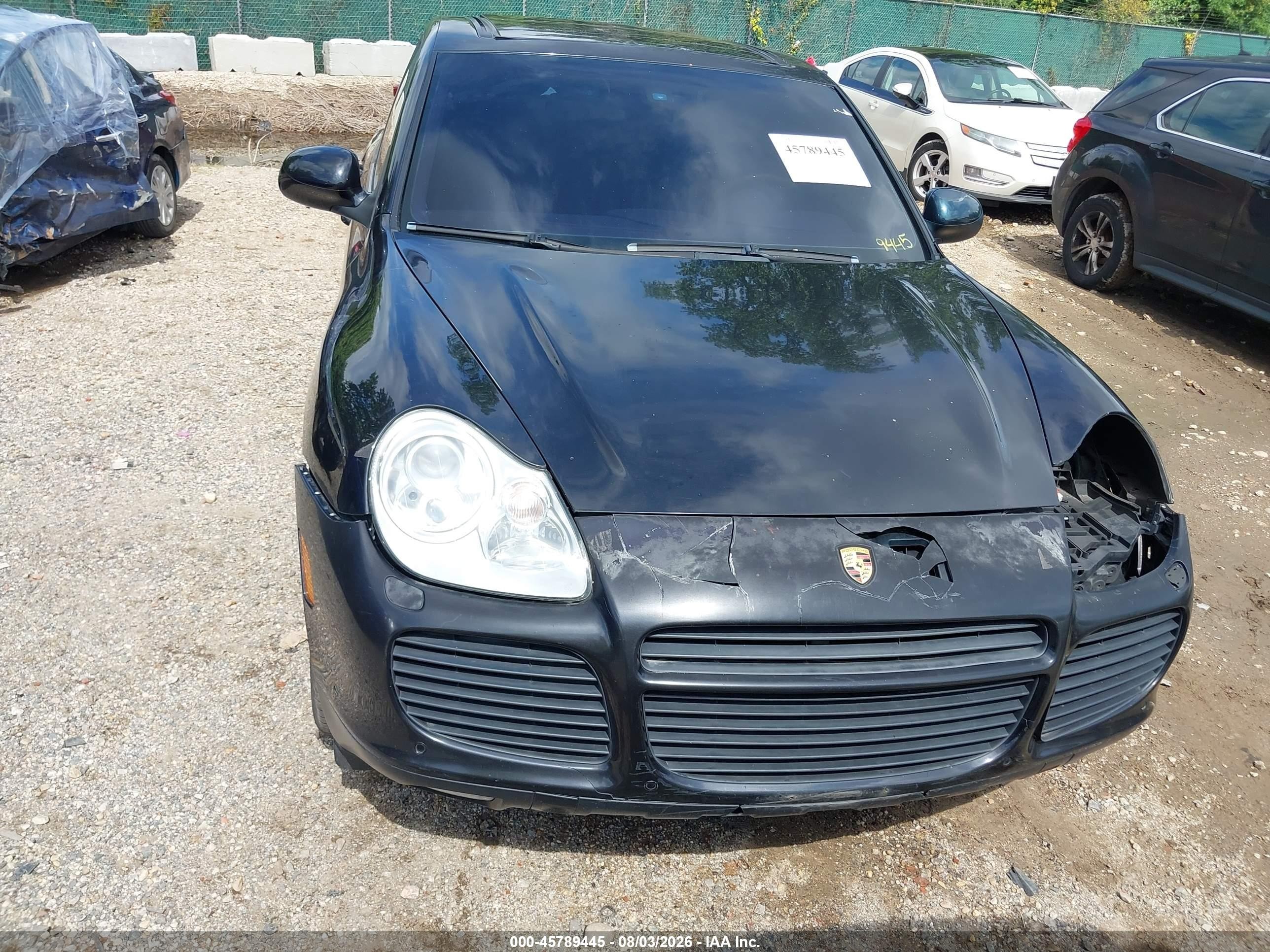 2005 Porsche Cayenne Turbo Black vin: WP1AC29P65LA91853