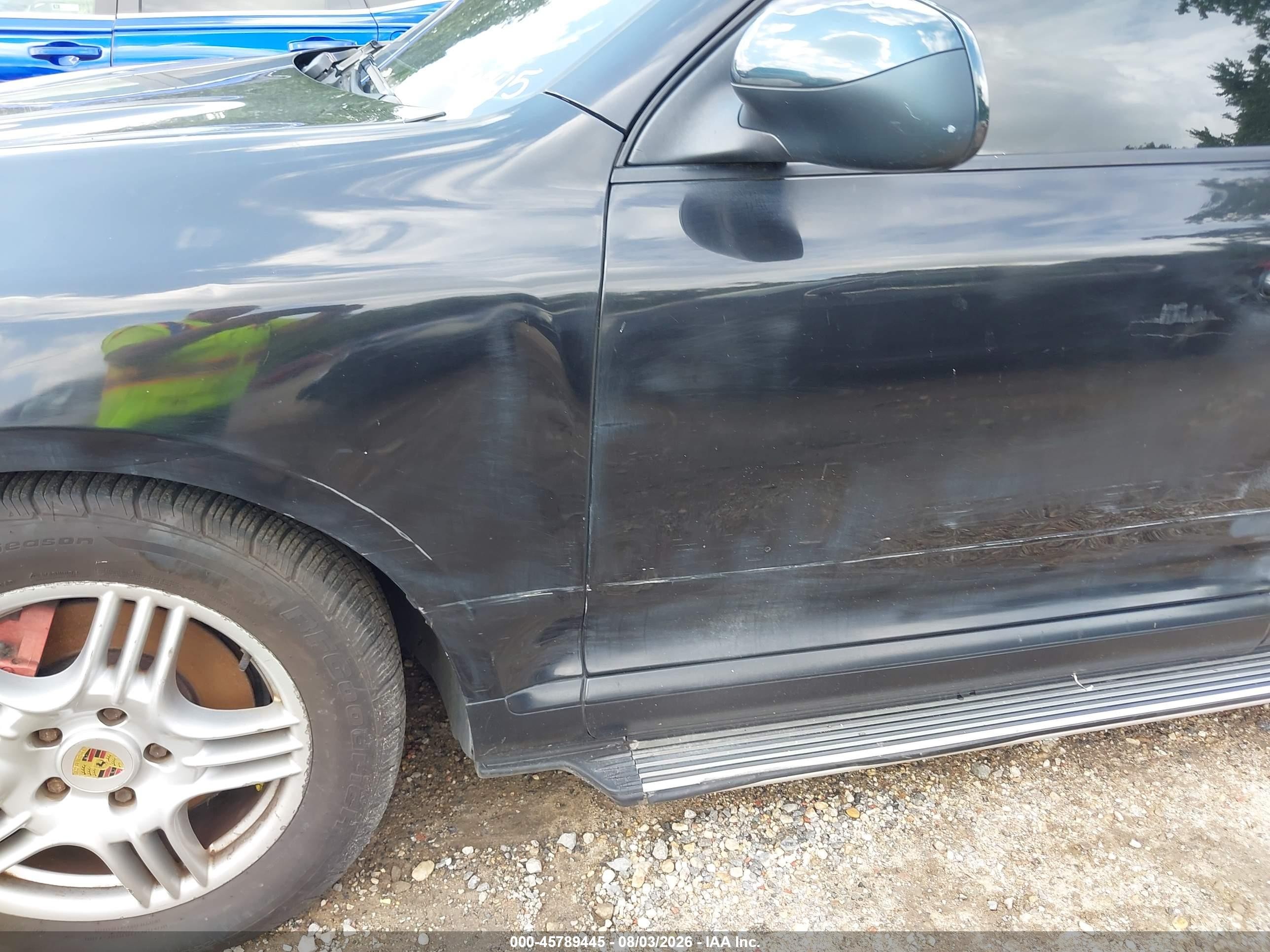 2005 Porsche Cayenne Turbo Black vin: WP1AC29P65LA91853