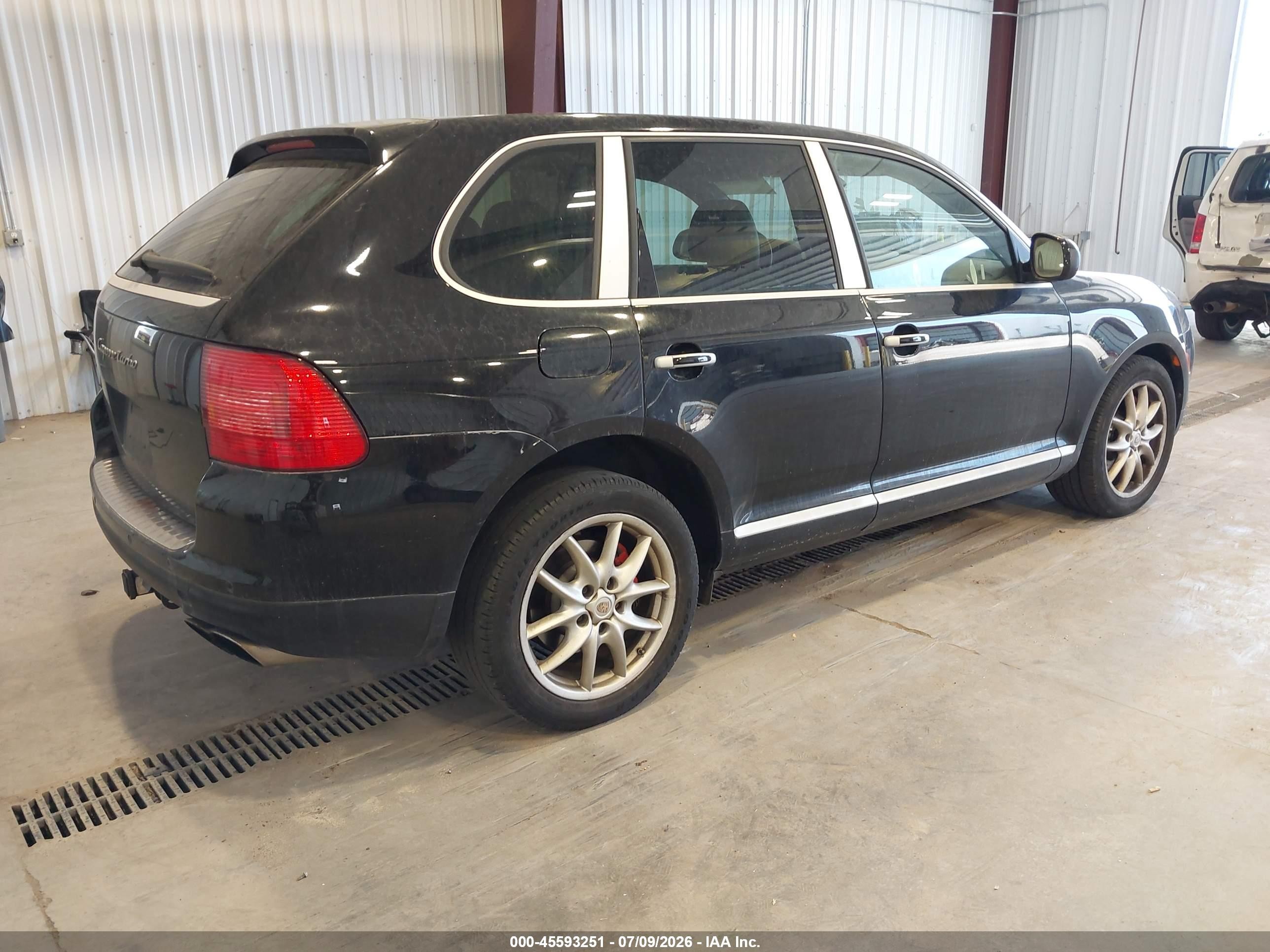 2004 Porsche Cayenne Turbo Черный vin: WP1AC29P74LA93173