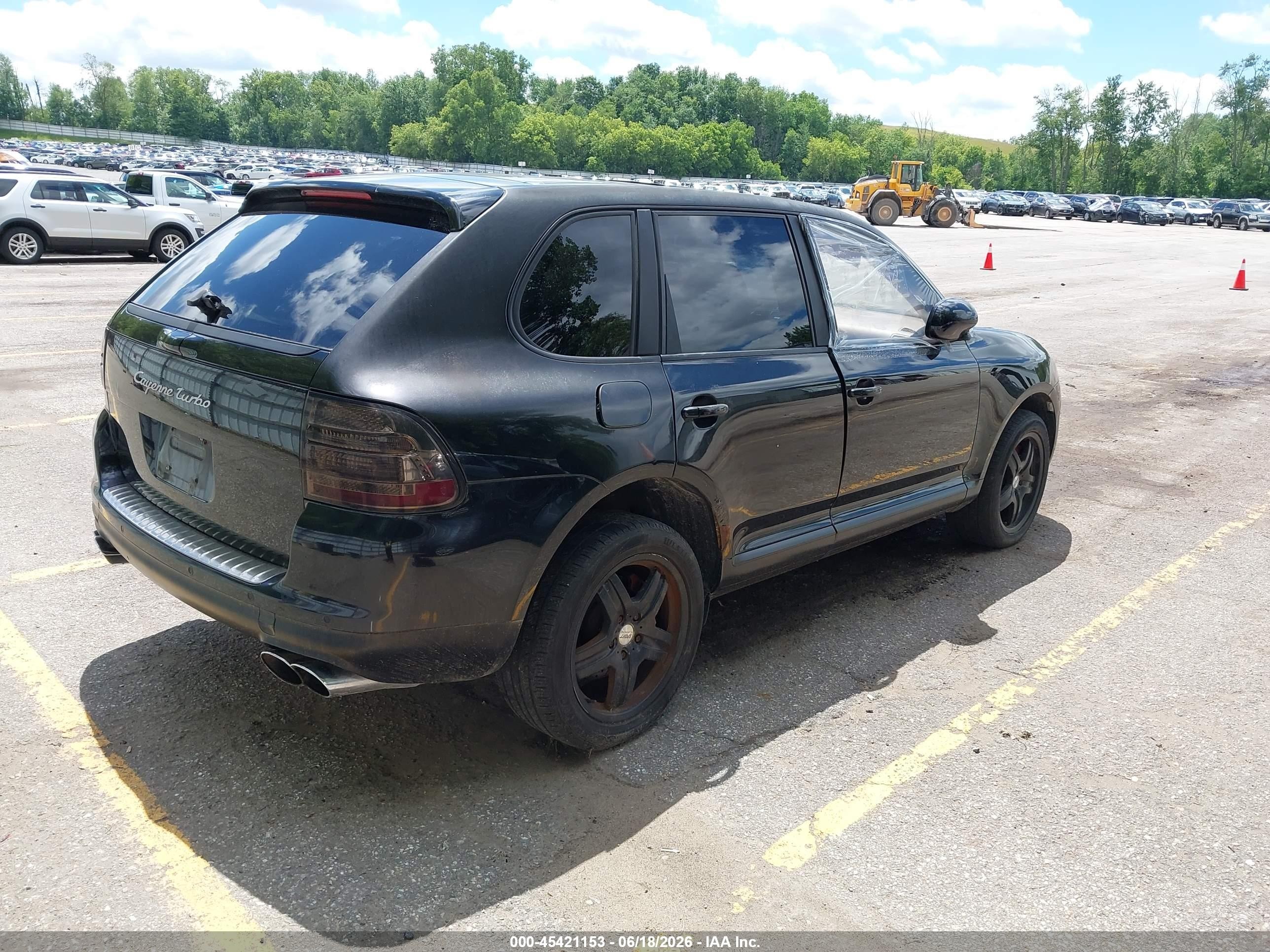 2006 Porsche Cayenne Turbo/turbo S Black vin: WP1AC29P76LA90597