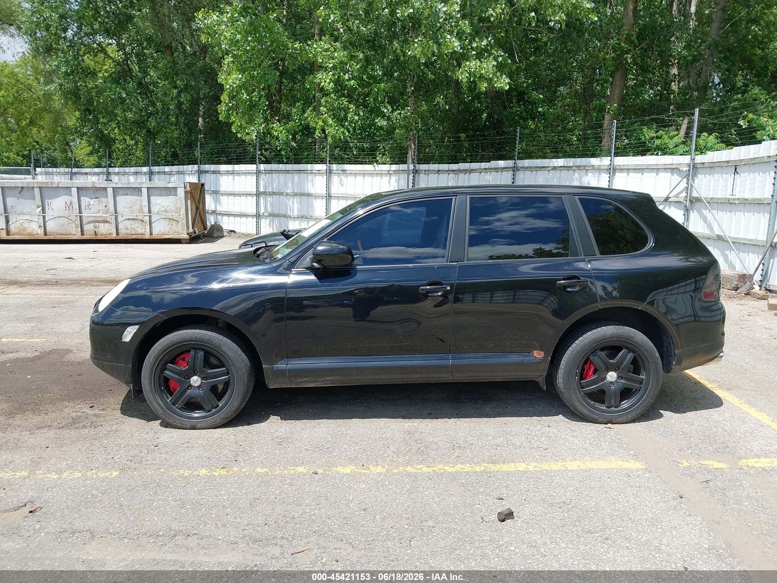 2006 Porsche Cayenne Turbo/turbo S Black vin: WP1AC29P76LA90597