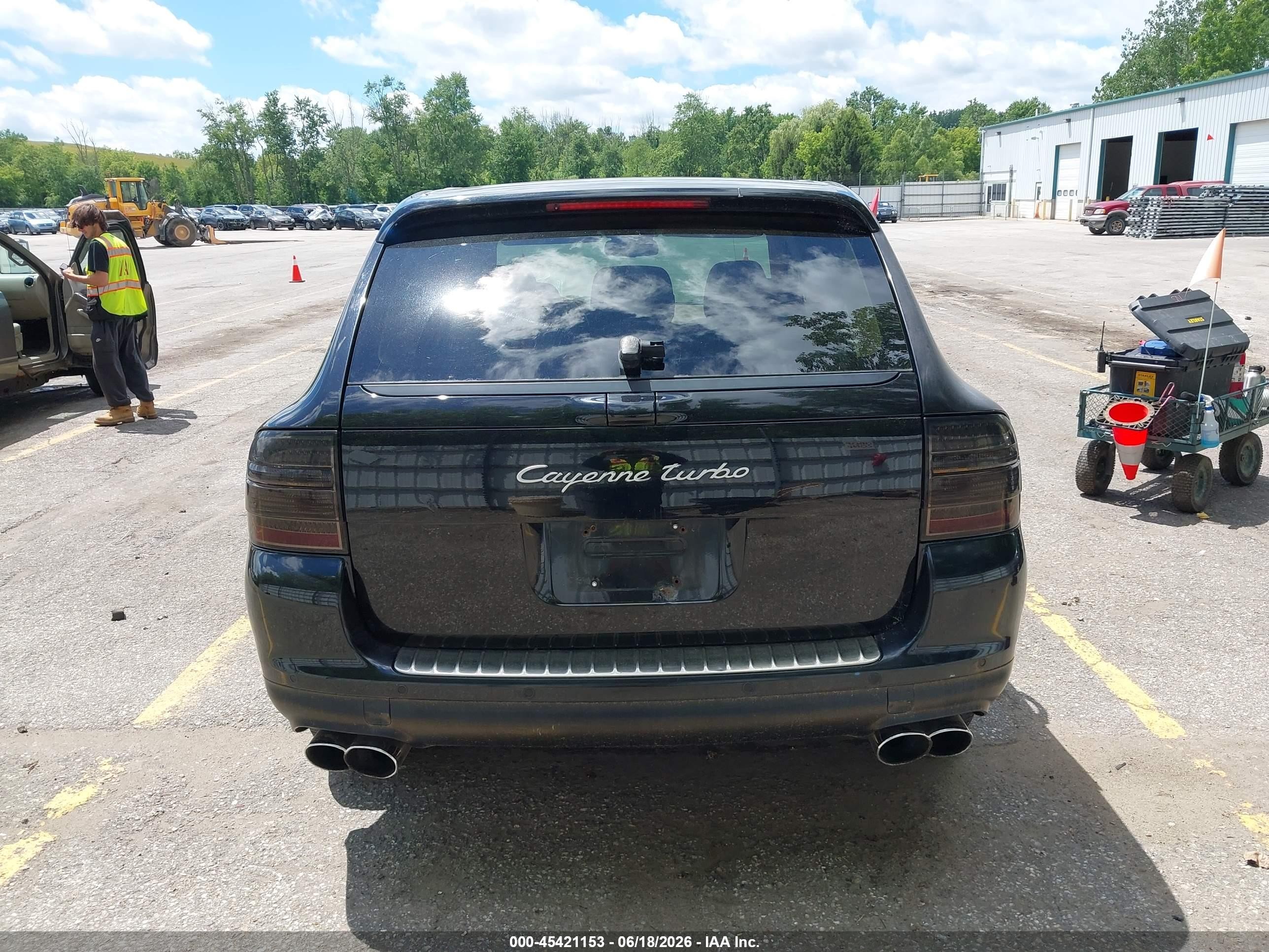 2006 Porsche Cayenne Turbo/turbo S Black vin: WP1AC29P76LA90597